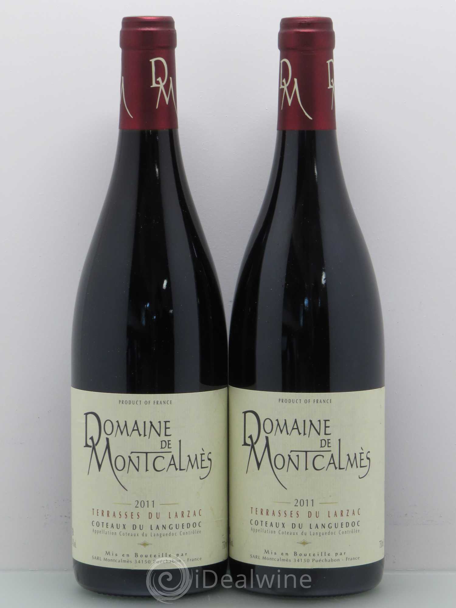 Terrasses du Larzac Domaine de Montcalmès Frédéric Pourtalié 2011 - Lot de 2 bouteilles - 0