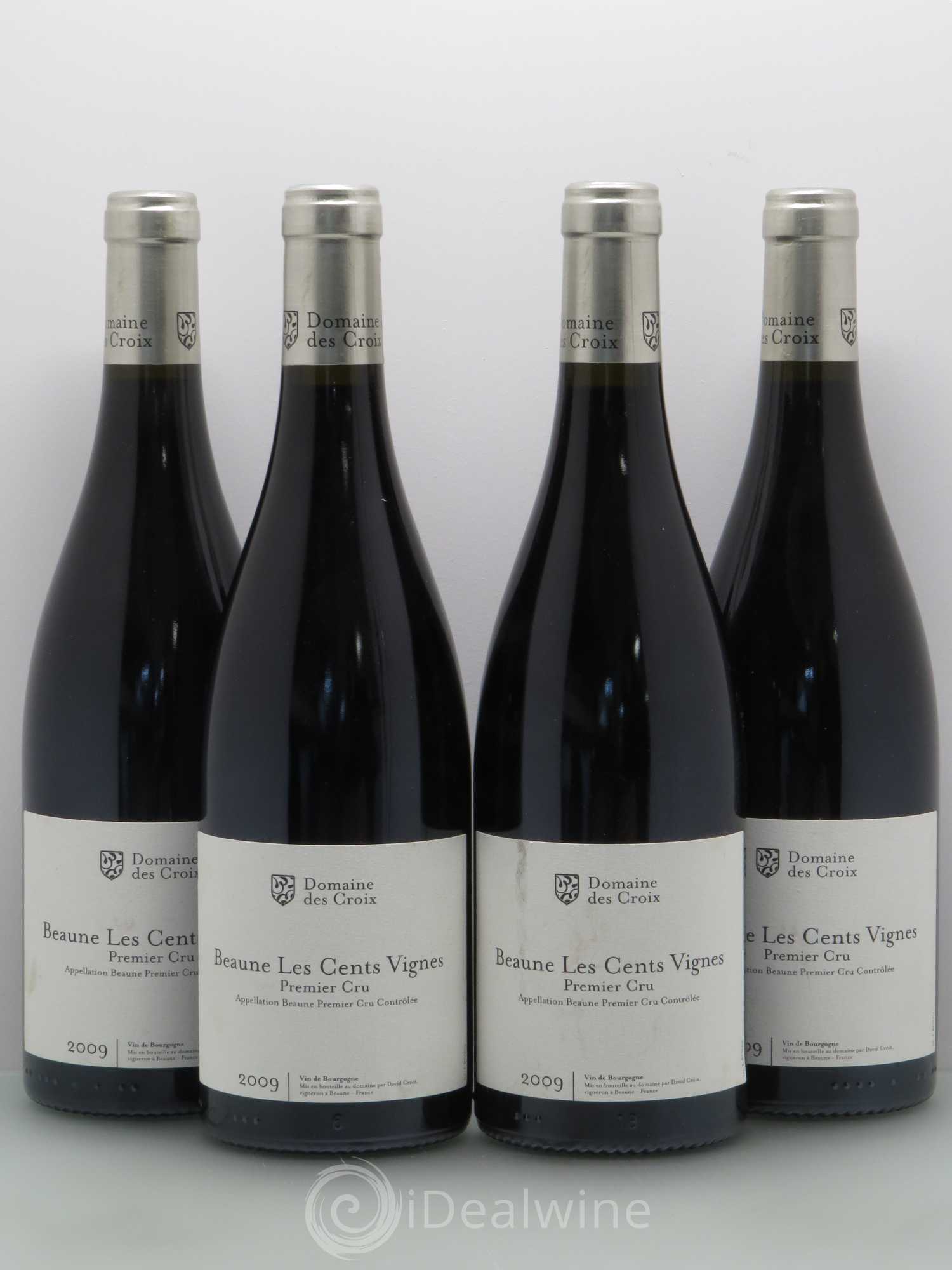 Beaune 1er Cru David Croix Cents Vignes 2009 - Posten von 4 Flaschen - 0