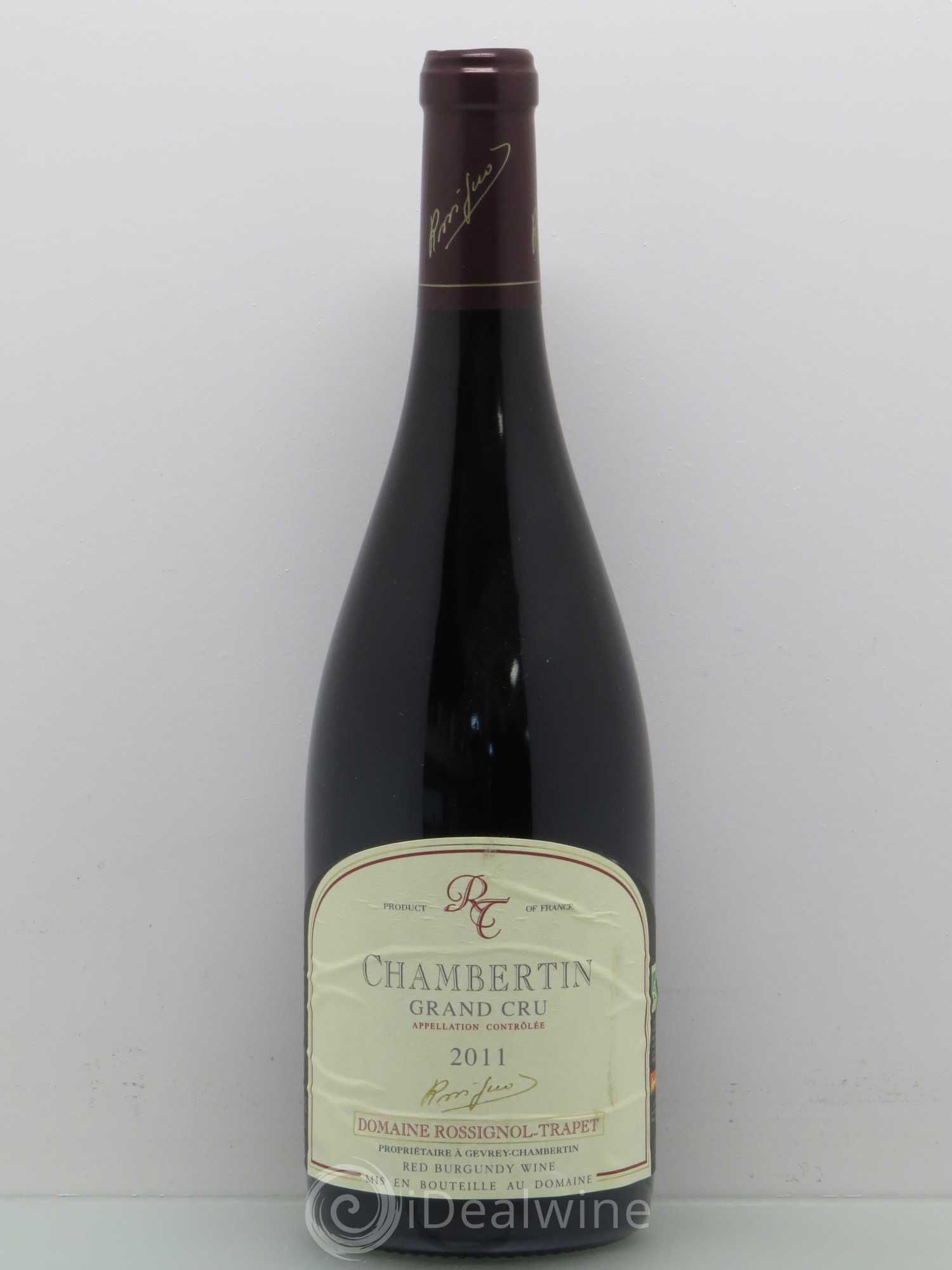 Chambertin Grand Cru Rossignol-Trapet (Domaine) 2011 - Lot de 1 bouteille - 0