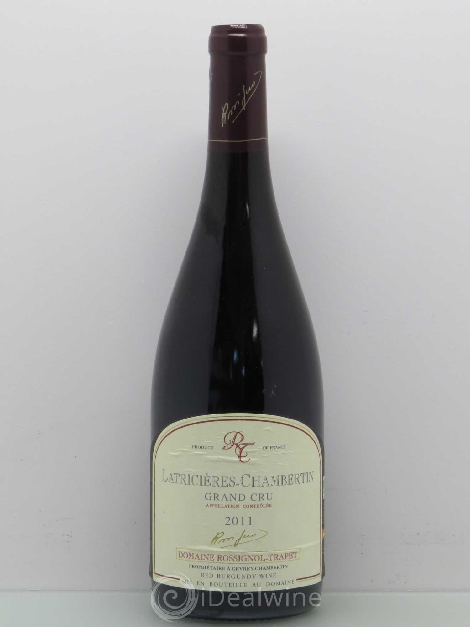 Latricières-Chambertin Grand Cru Rossignol-Trapet (Domaine) 2011 - Lot de 1 bouteille - 0
