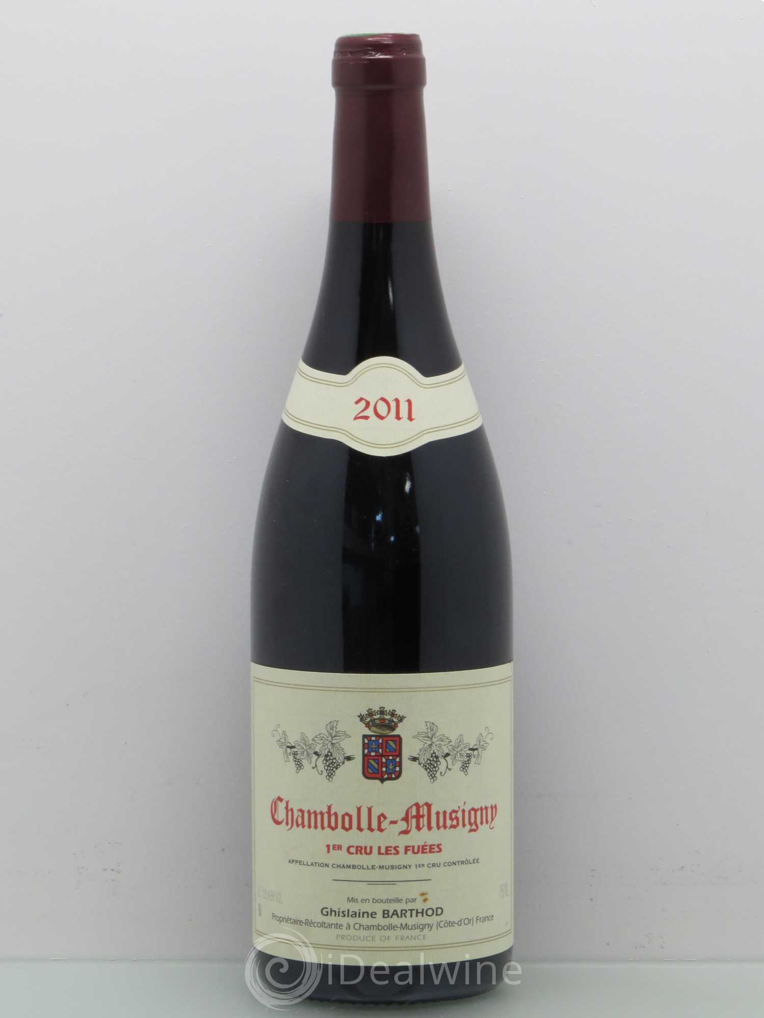 Chambolle-Musigny 1er Cru Les Fuées Ghislaine Barthod 2011 - Lot de 1 bouteille - 0