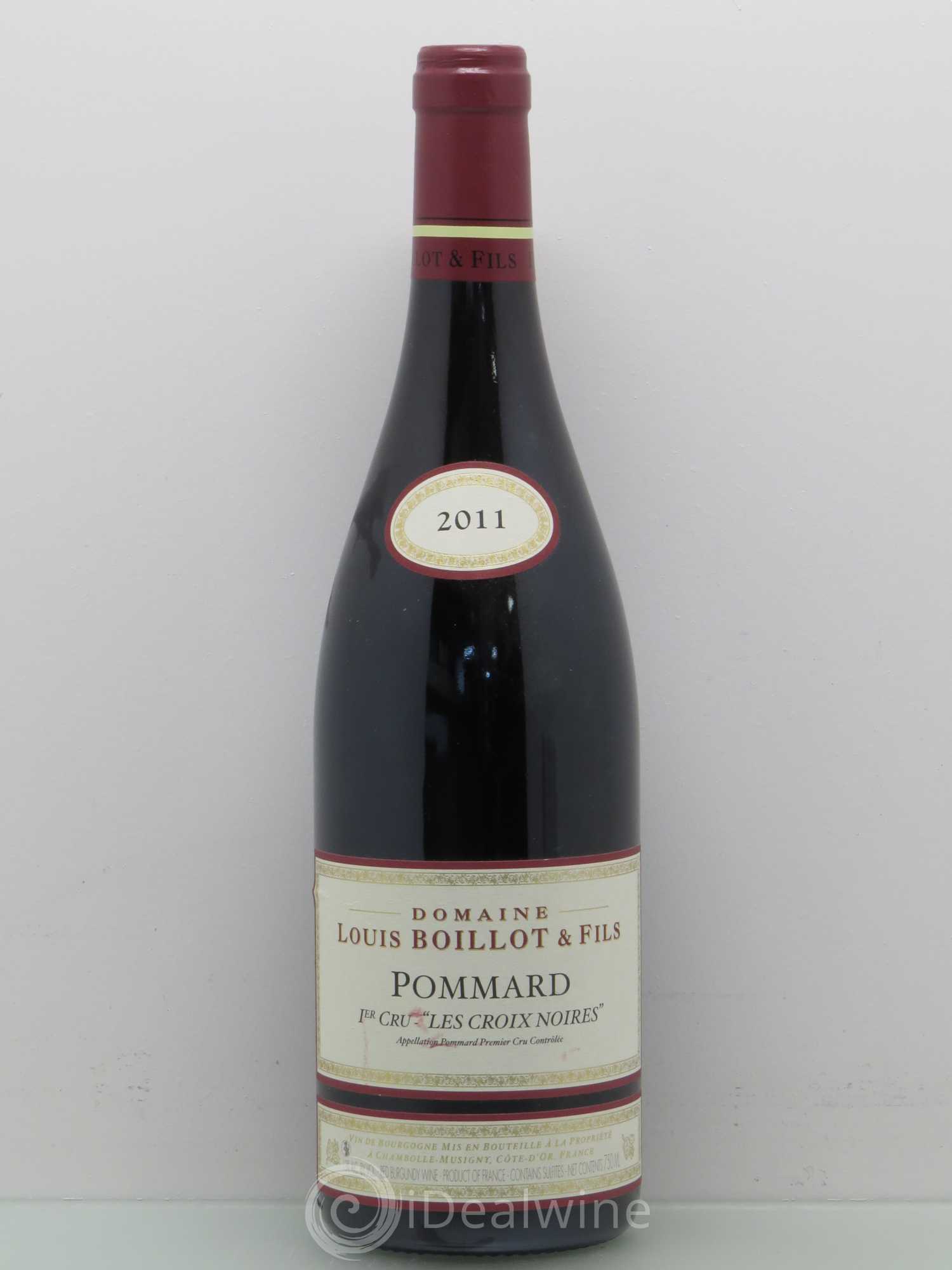Pommard 1er Cru Louis Boillot Croix Noires 2011 - Posten von 1 Flasche - 0