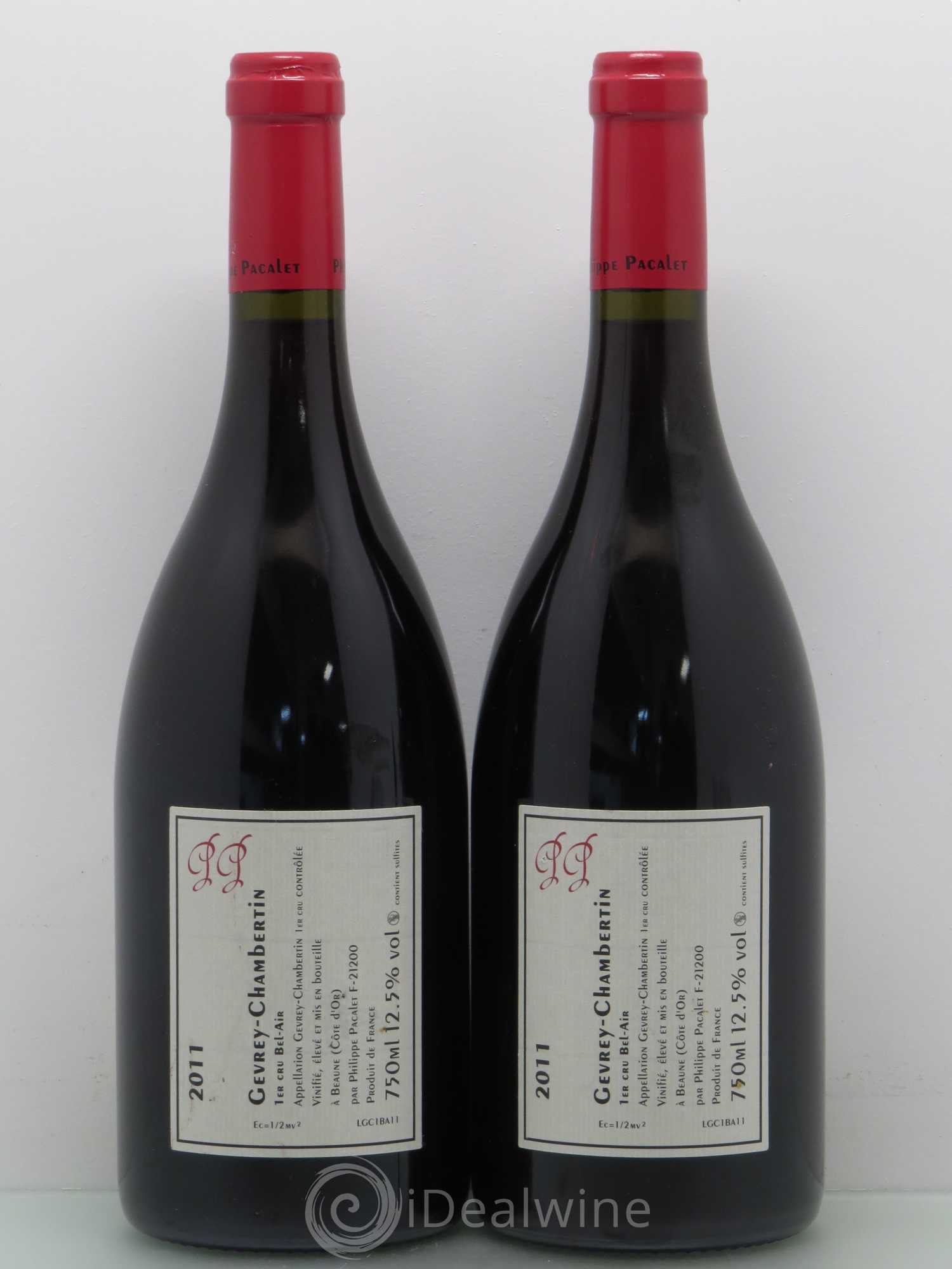 Gevrey-Chambertin 1er Cru Philippe Pacalet Bel Air 2011 - Posten von 2 Flaschen - 1