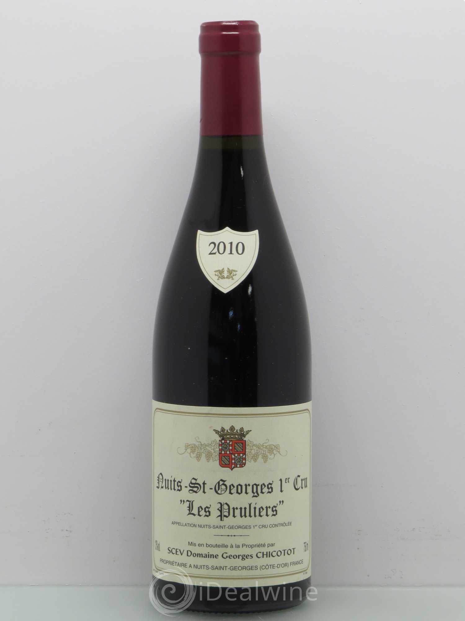 Nuits-Saint-Georges 1er Cru Georges & Pascale Chicotot Pruliers 2010 - Posten von 1 Flasche - 0