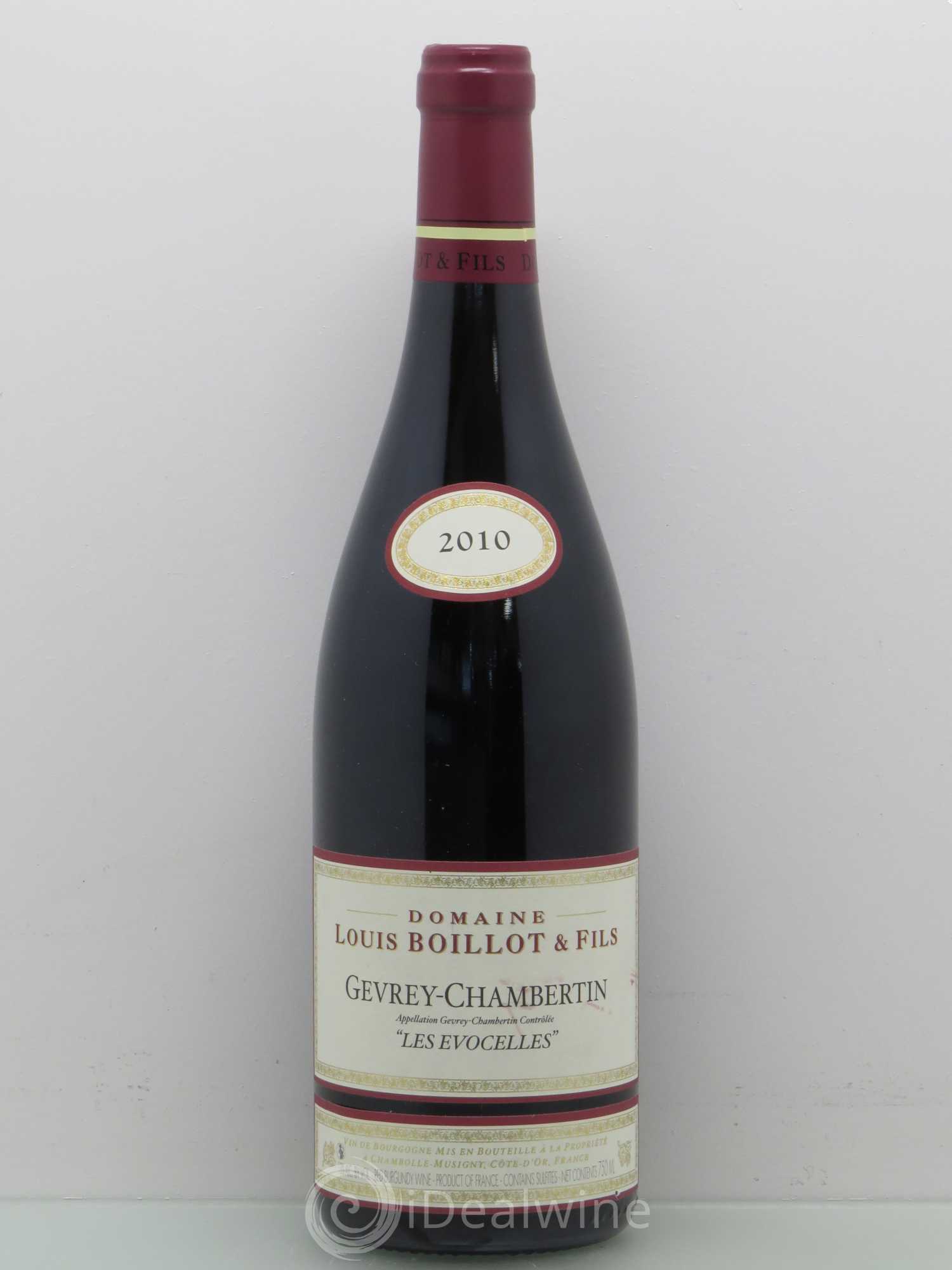 Gevrey-Chambertin Louis Boillot Evocelles 2010 - Posten von 1 Flasche - 0