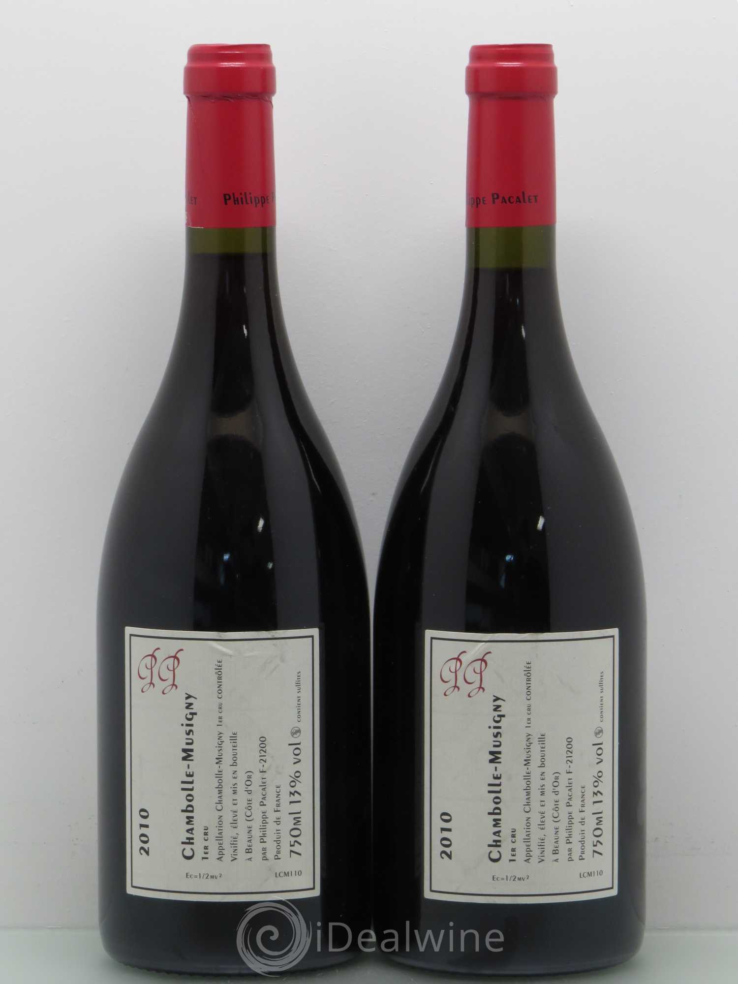 Chambolle-Musigny 1er Cru Philippe Pacalet 2010 - Lot de 2 bouteilles - 1