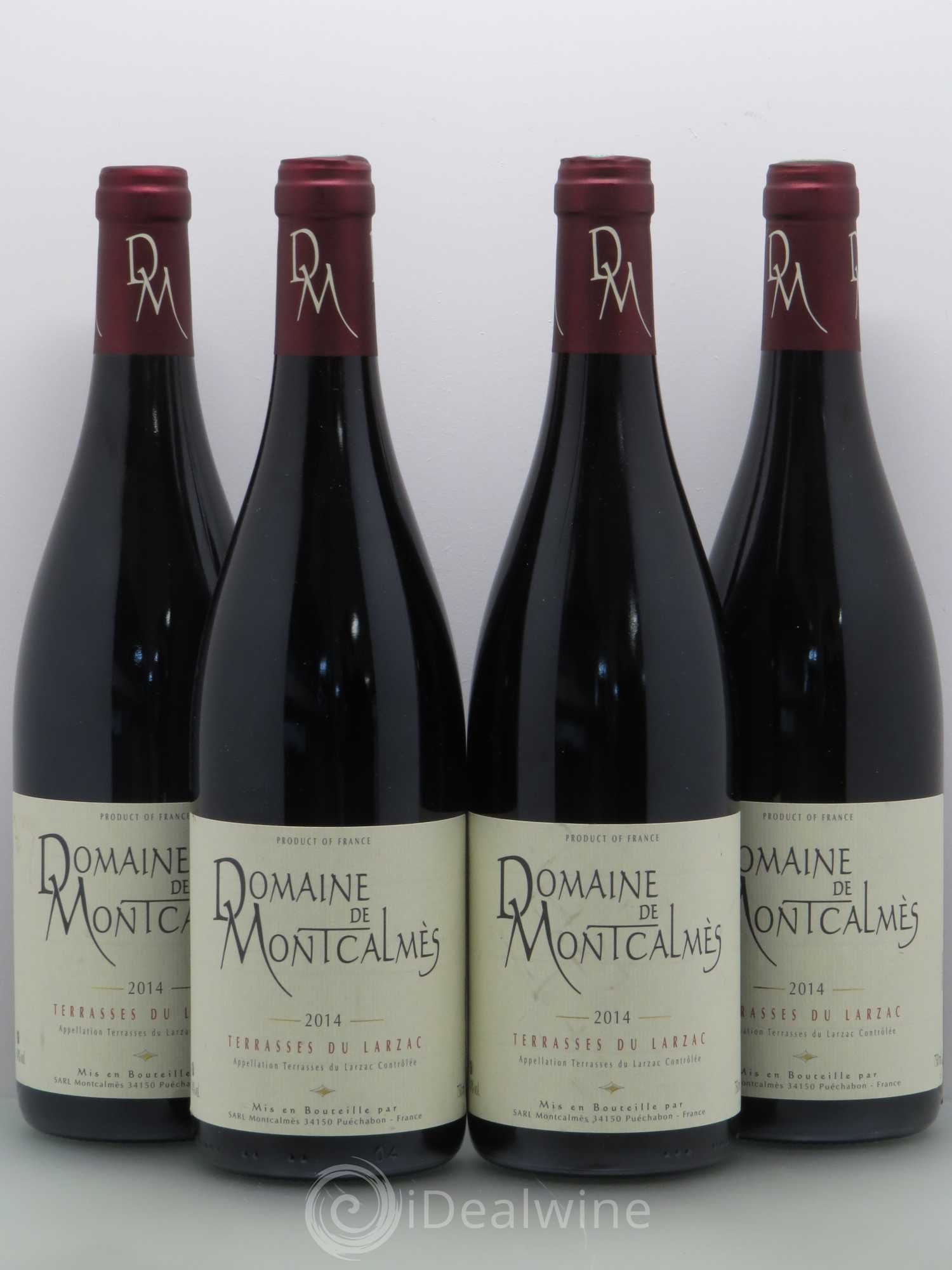Terrasses du Larzac Domaine de Montcalmès Frédéric Pourtalié 2014 - Lot de 4 bouteilles - 0