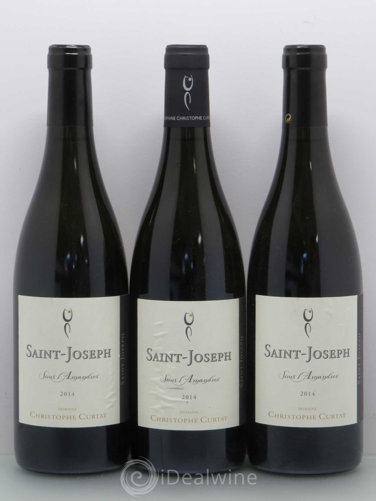 Saint-Joseph Christophe Curtat Sous L'Amandier 2014 - Posten von 6 Flaschen - 2
