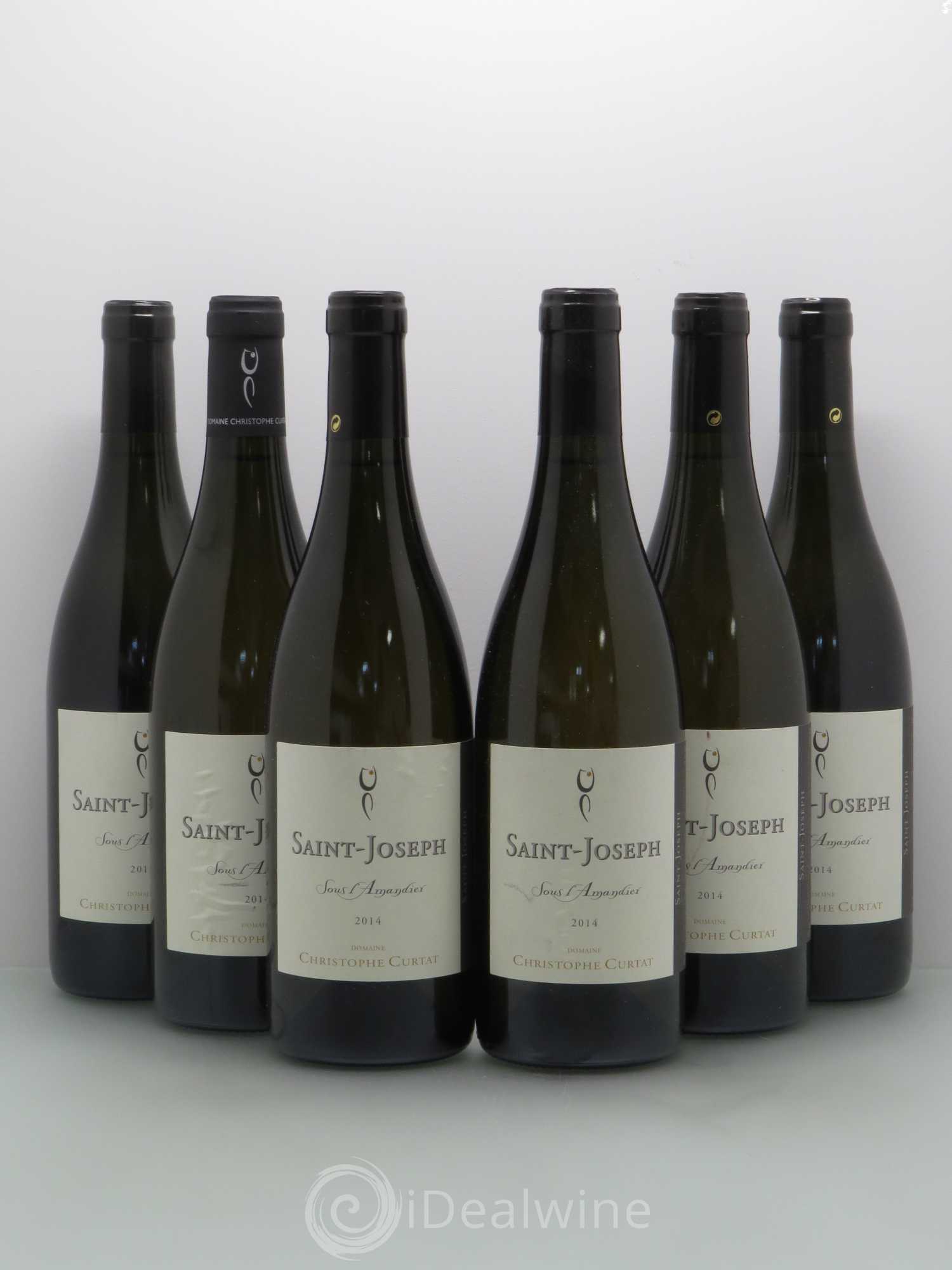 Saint-Joseph Christophe Curtat Sous L'Amandier 2014 - Posten von 6 Flaschen - 0