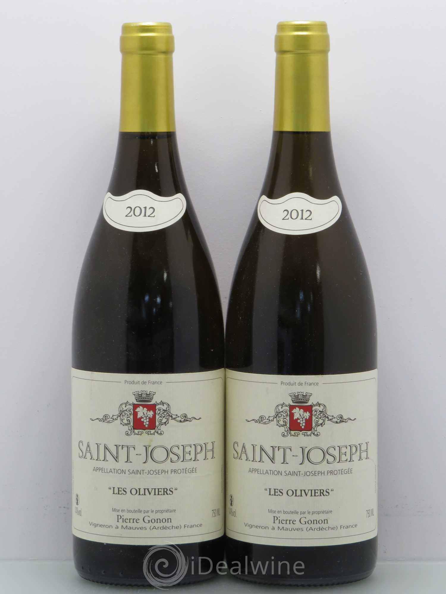 Saint-Joseph Les Oliviers Gonon (Domaine) 2012 - Lot de 2 bouteilles - 0