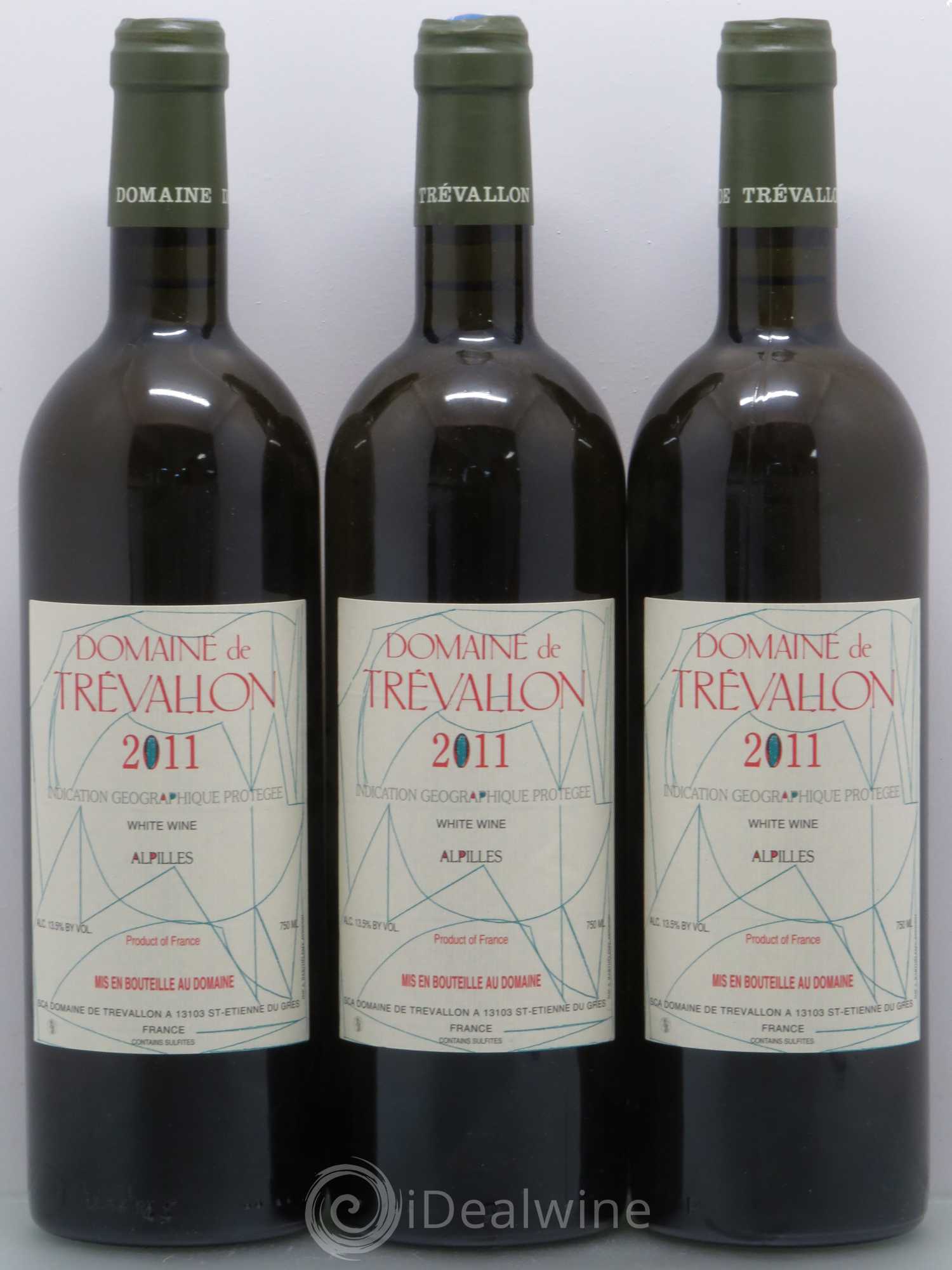 VDP Bouches du Rhône Trévallon (Domaine de) Eloi Dürrbach 2011 - Lot de 3 bouteilles - 0