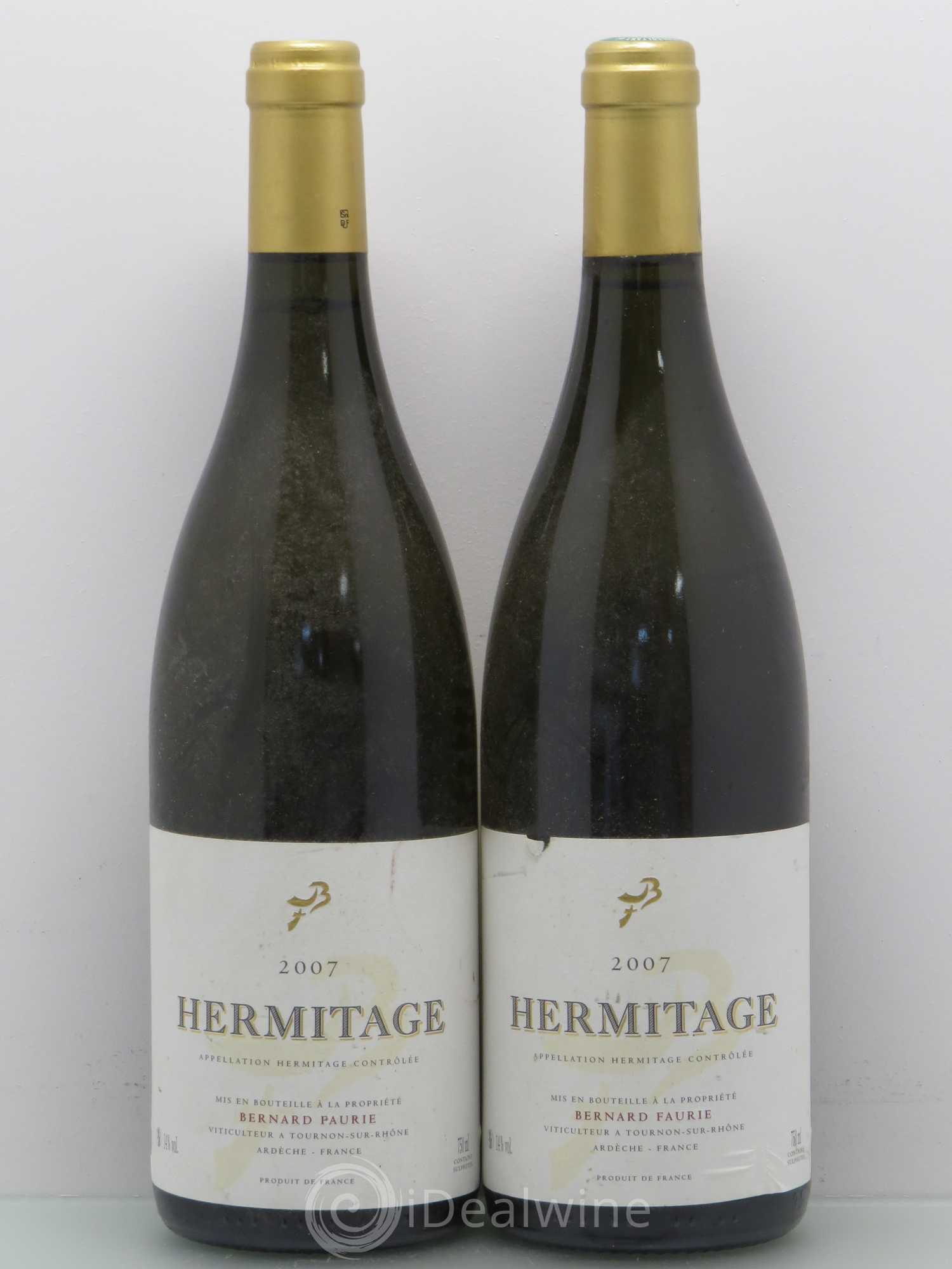 Hermitage Bernard Faurie 2007 - Posten von 2 Flaschen - 0