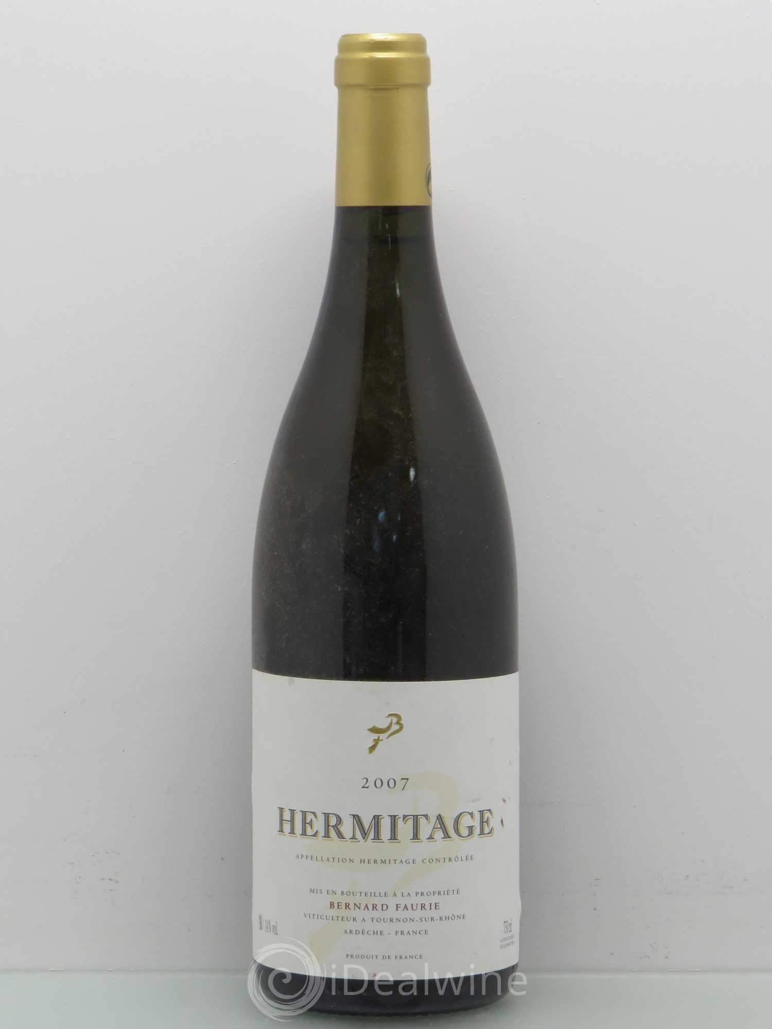 Hermitage Bernard Faurie 2007 - Posten von 1 Flasche - 0