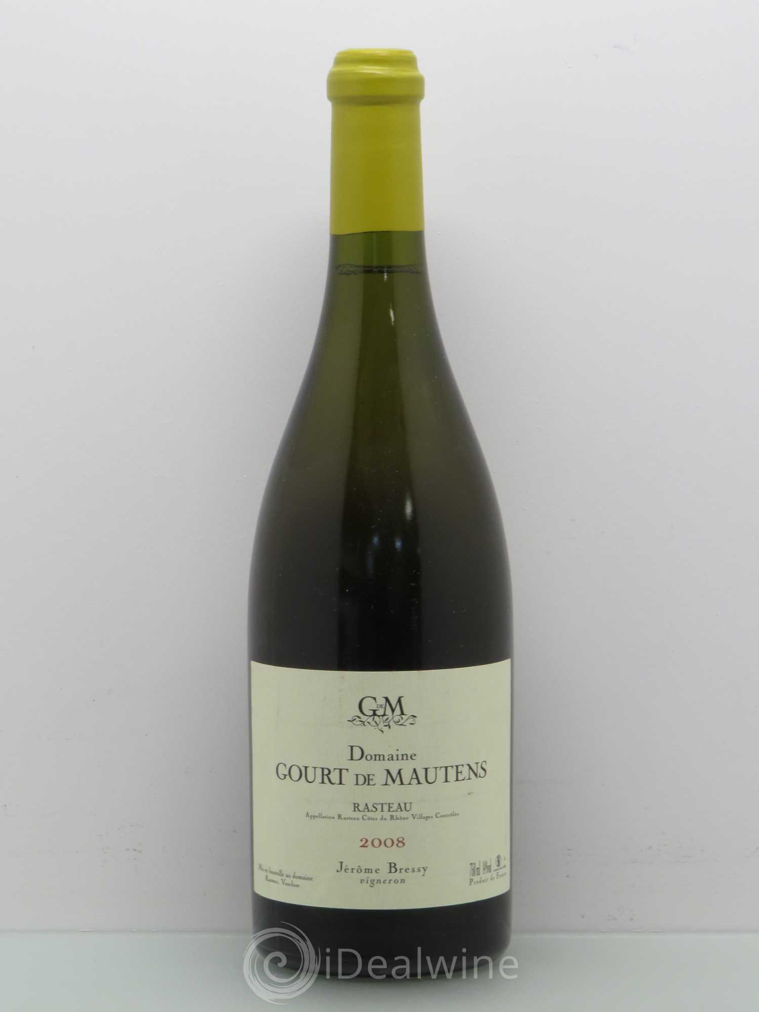 Côtes-du-Rhône Domaine Gourt De Mautens Rasteau 2008 - Posten von 1 Flasche - 0