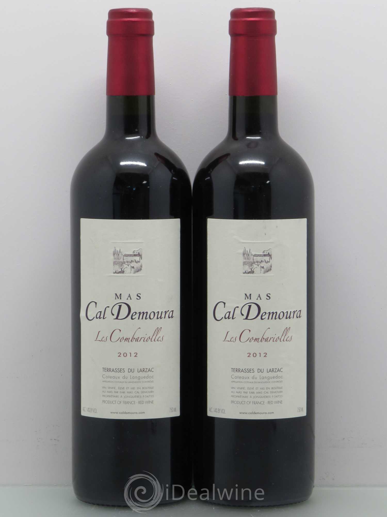Terrasses du Larzac Les Combariolles Mas Cal Demoura 2012 - Lot de 2 bouteilles - 0