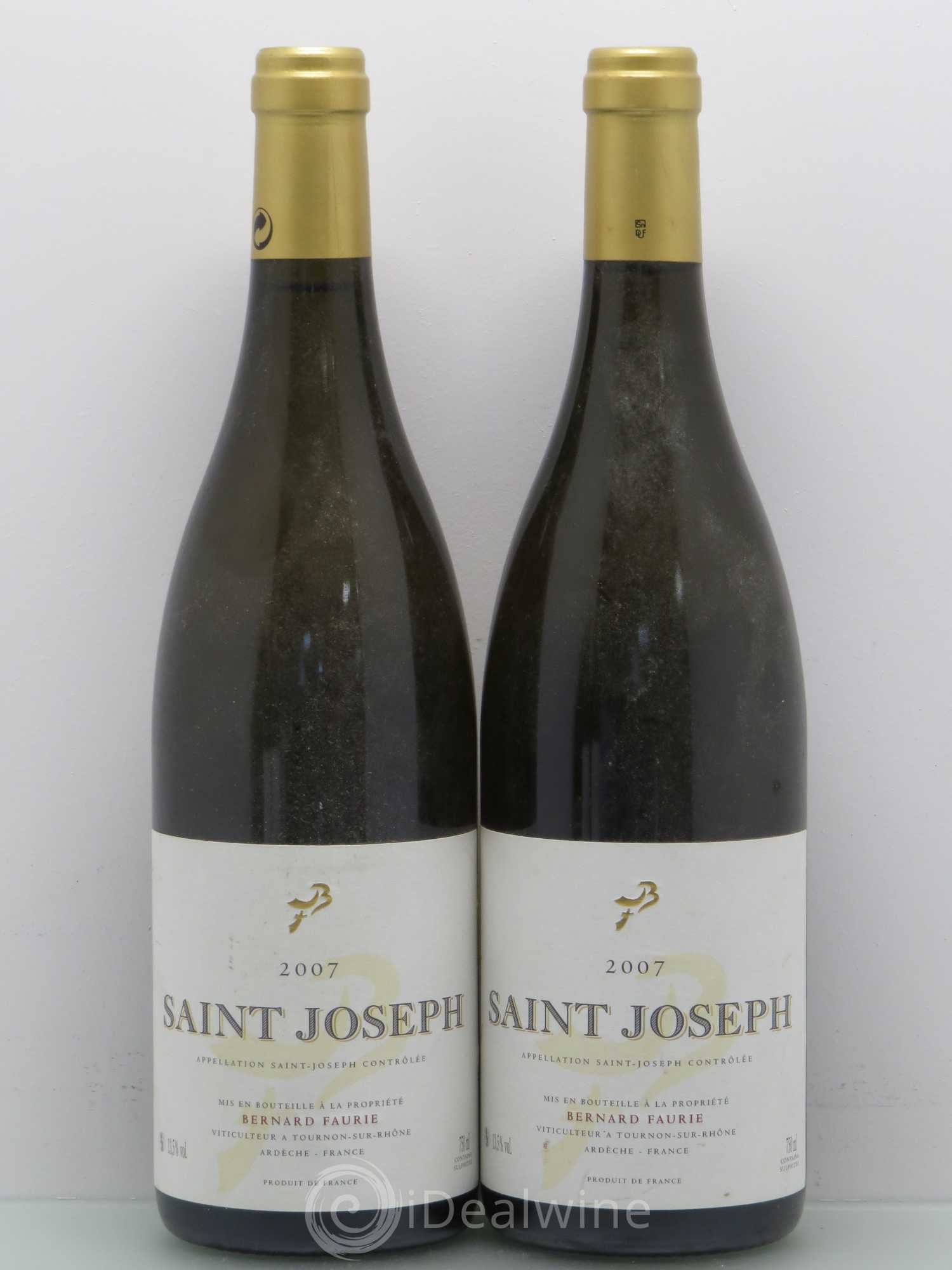 Saint-Joseph Bernard Faurie 2007 - Posten von 2 Flaschen - 0