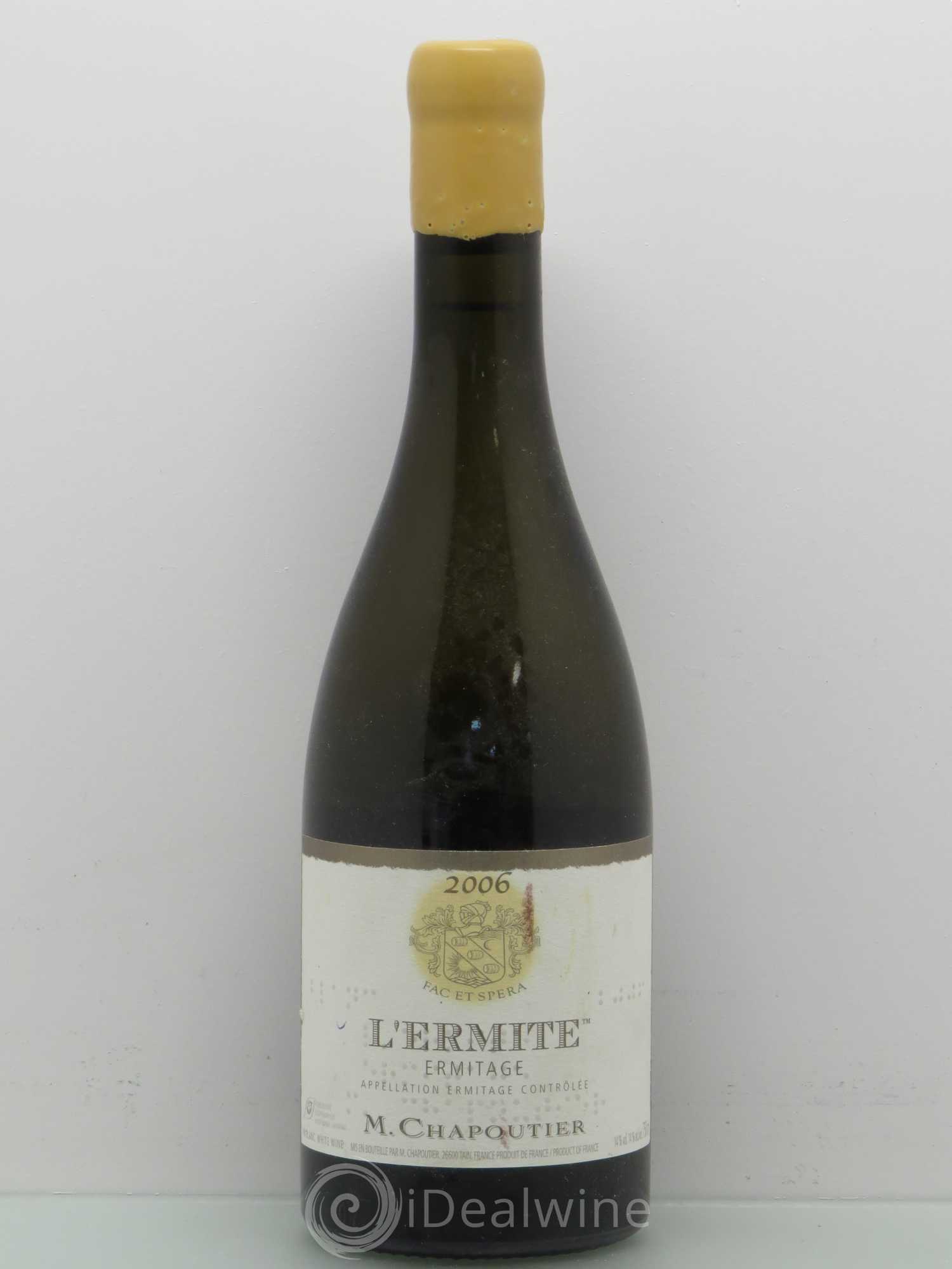 Hermitage Ermitage l'Ermite Chapoutier 2006 - Posten von 1 Flasche - 0