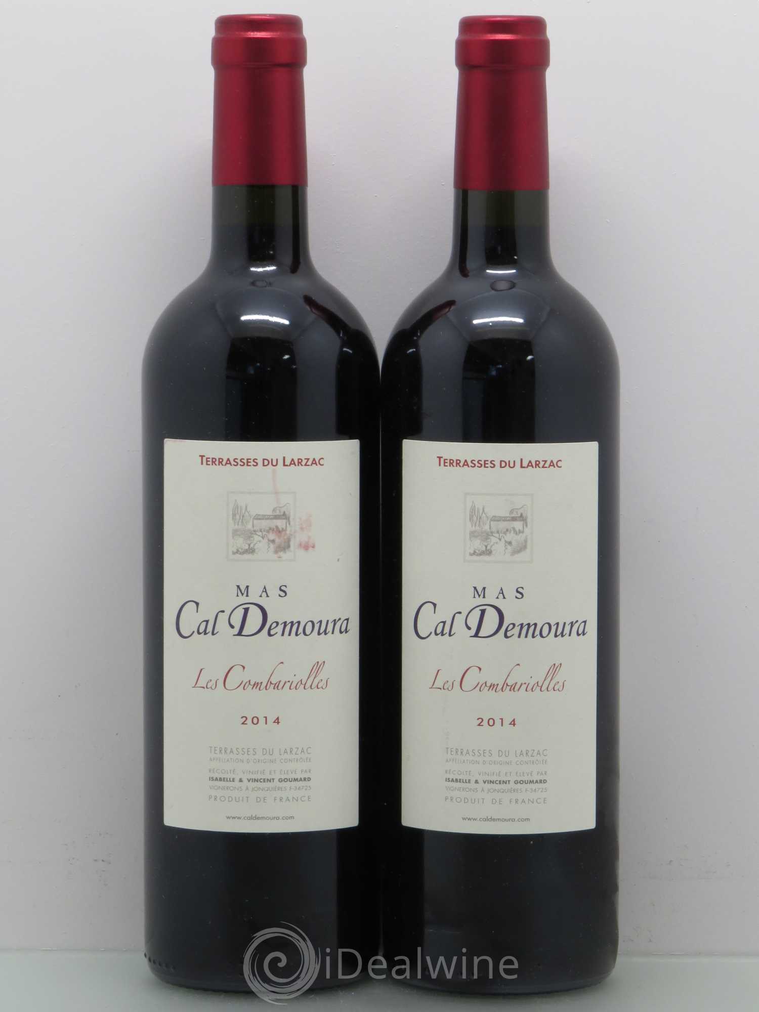 Terrasses du Larzac Les Combariolles Mas Cal Demoura 2014 - Lot de 2 bouteilles - 0