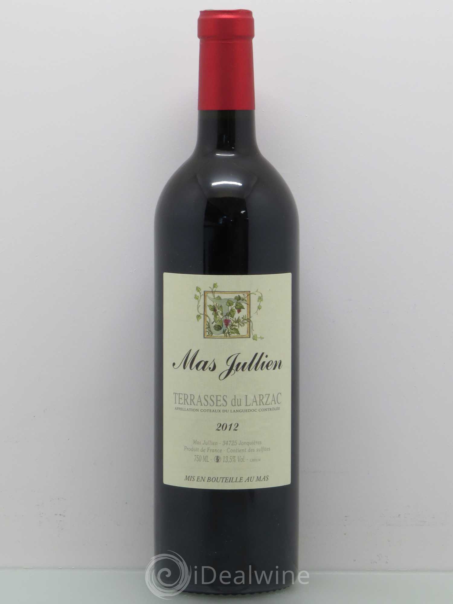 Terrasses du Larzac Mas Jullien Olivier Jullien 2012 - Lot de 1 bouteille - 0