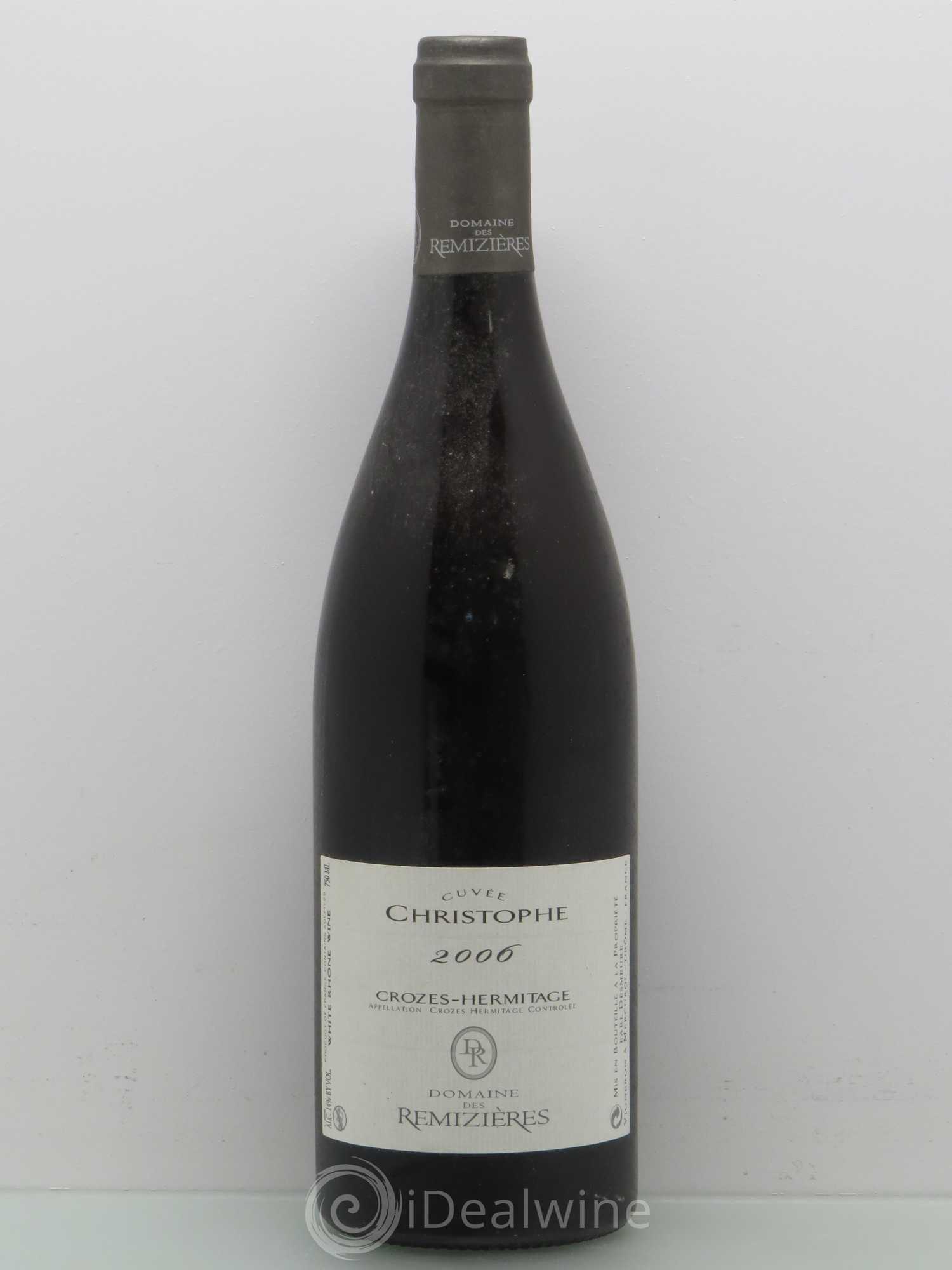 Crozes-Hermitage Cuvée Christophe Rémizières (Domaine des) 2006 - Lot de 1 bouteille - 0