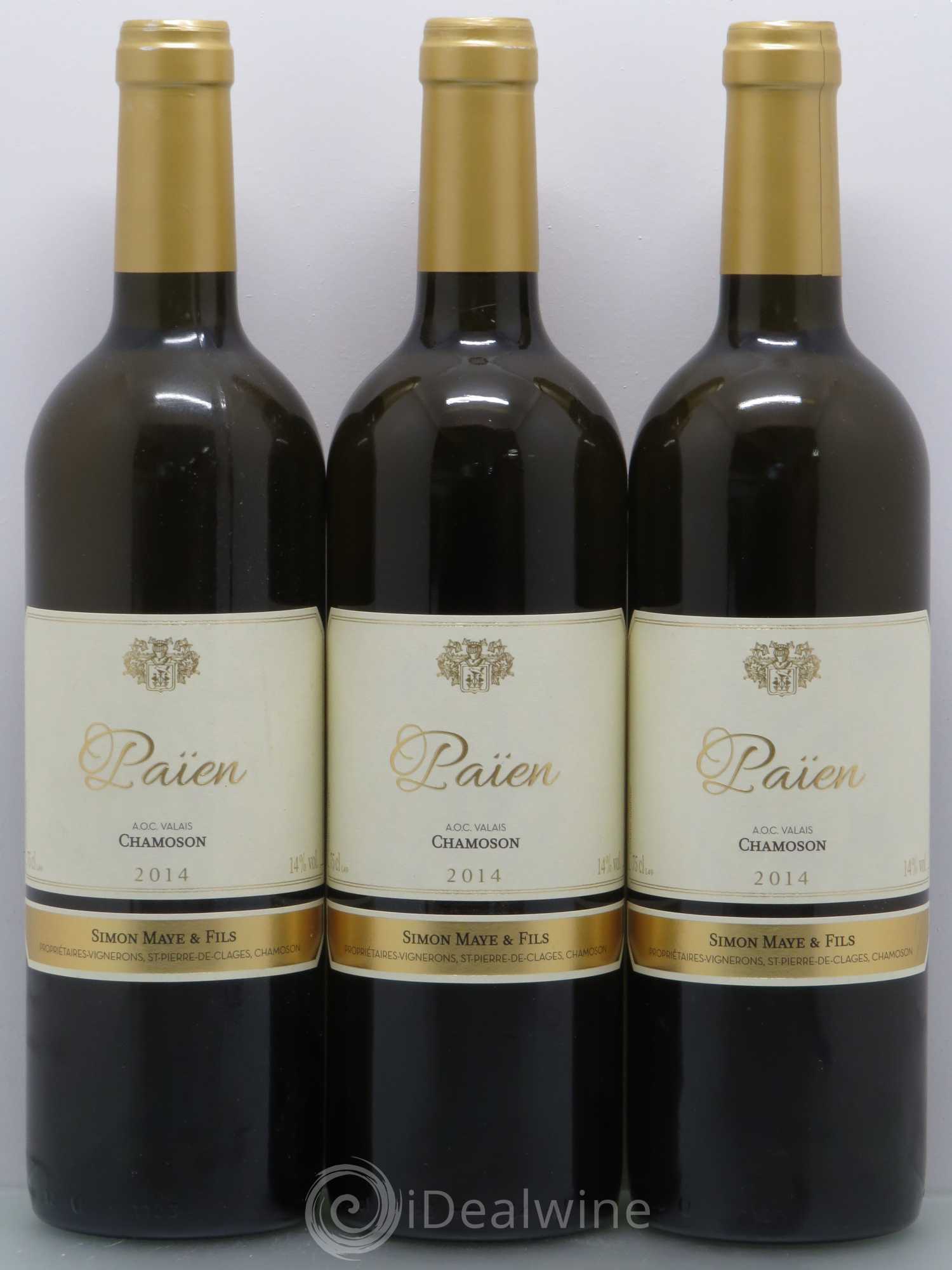 Divers Simon Maye Savagnin Païen-Heida 2014 - Posten von 3 Flaschen - 0