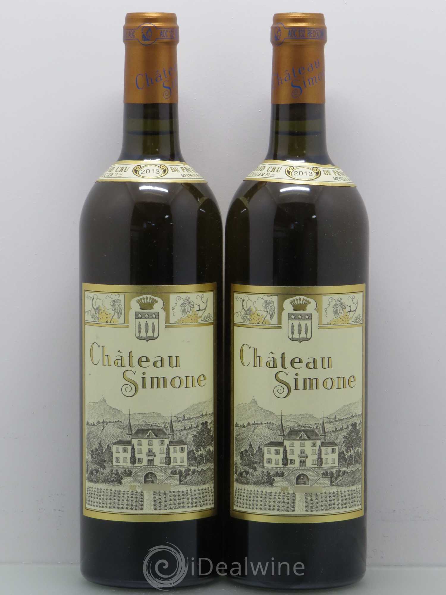 Palette Château Simone Famille Rougier 2013 - Posten von 2 Flaschen - 0