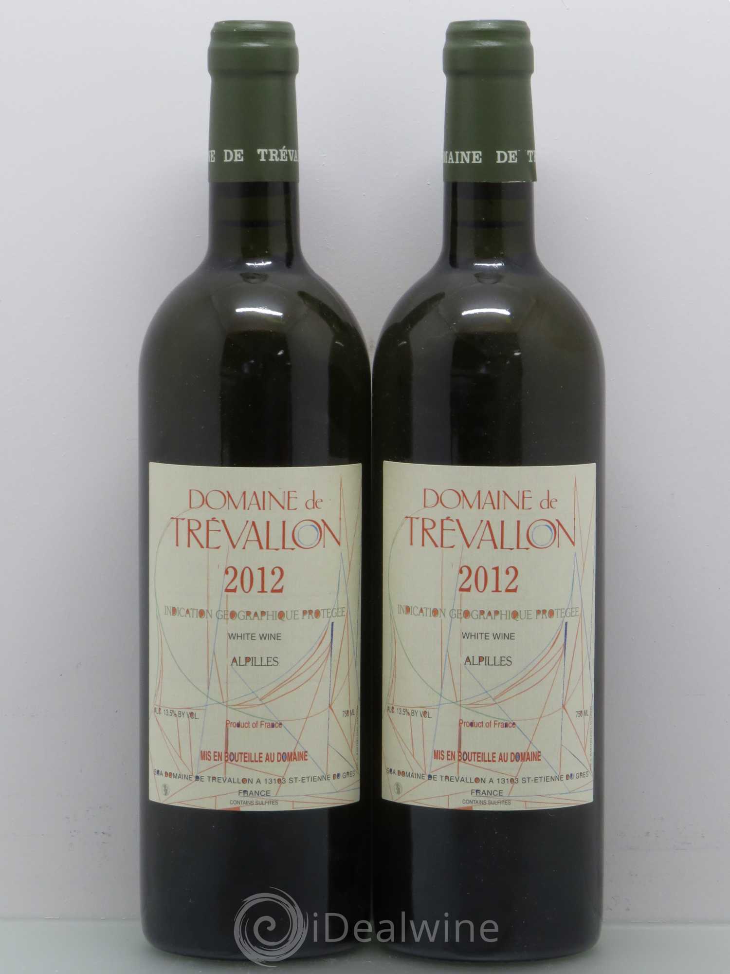 VDP Bouches du Rhône Trévallon (Domaine de) Eloi Dürrbach 2012 - Lot de 2 bouteilles - 0
