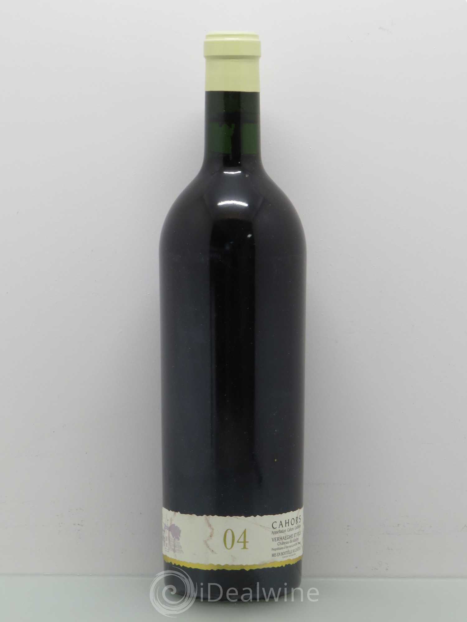 Cahors Château du Cèdre GC Pascal et Jean-Marc Verhaeghe 2004 - Lot de 1 bouteille - 1