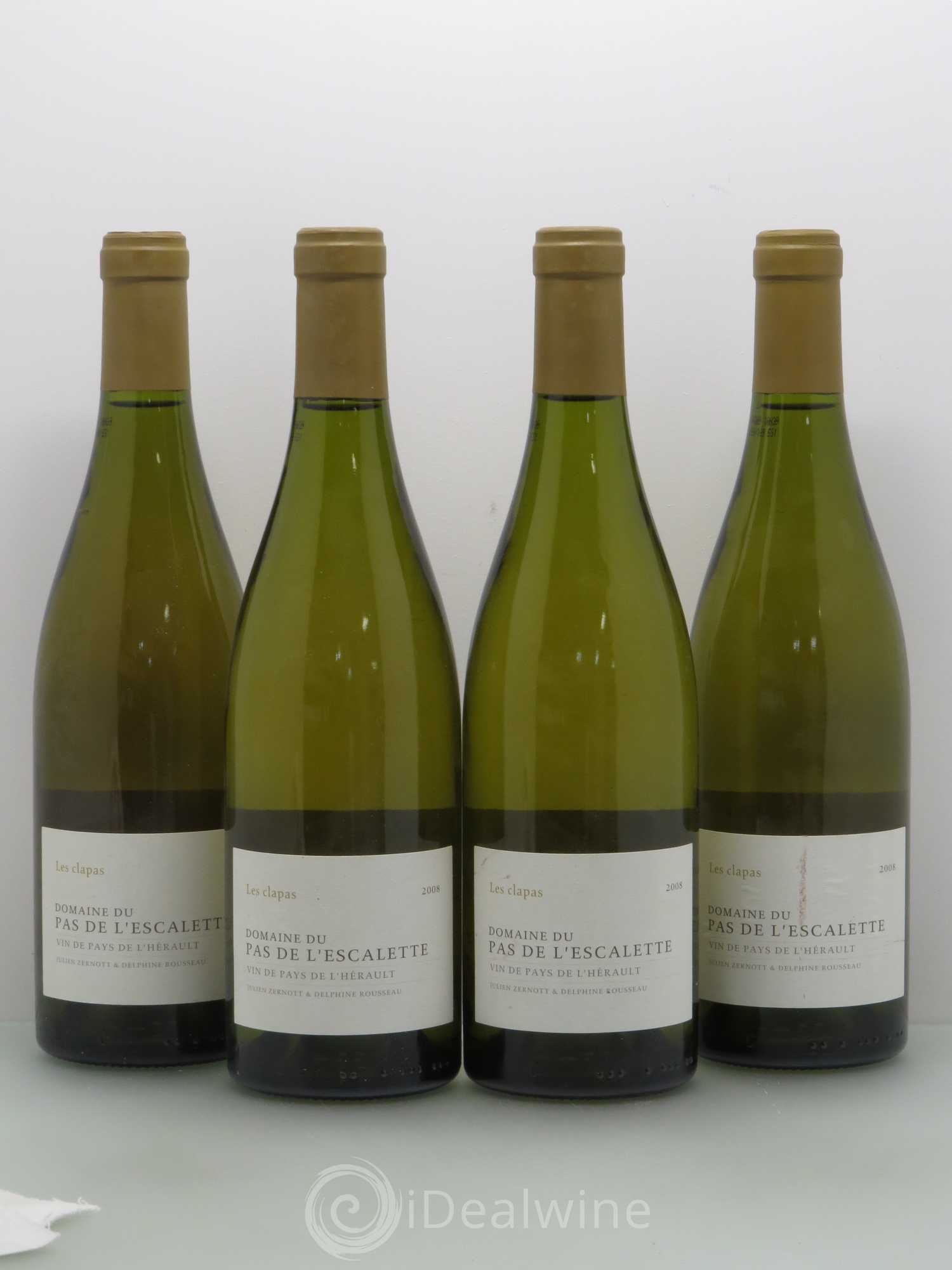 Coteaux du Languedoc Domaine Pas De L'Escalette Le Clapas 2008 - Posten von 4 Flaschen - 0