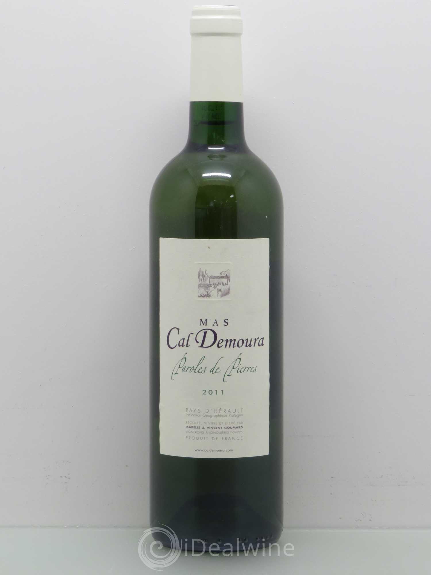 Pays d'Hérault Mas Cal Demoura Paroles Pierres 2011 - Posten von 1 Flasche - 0