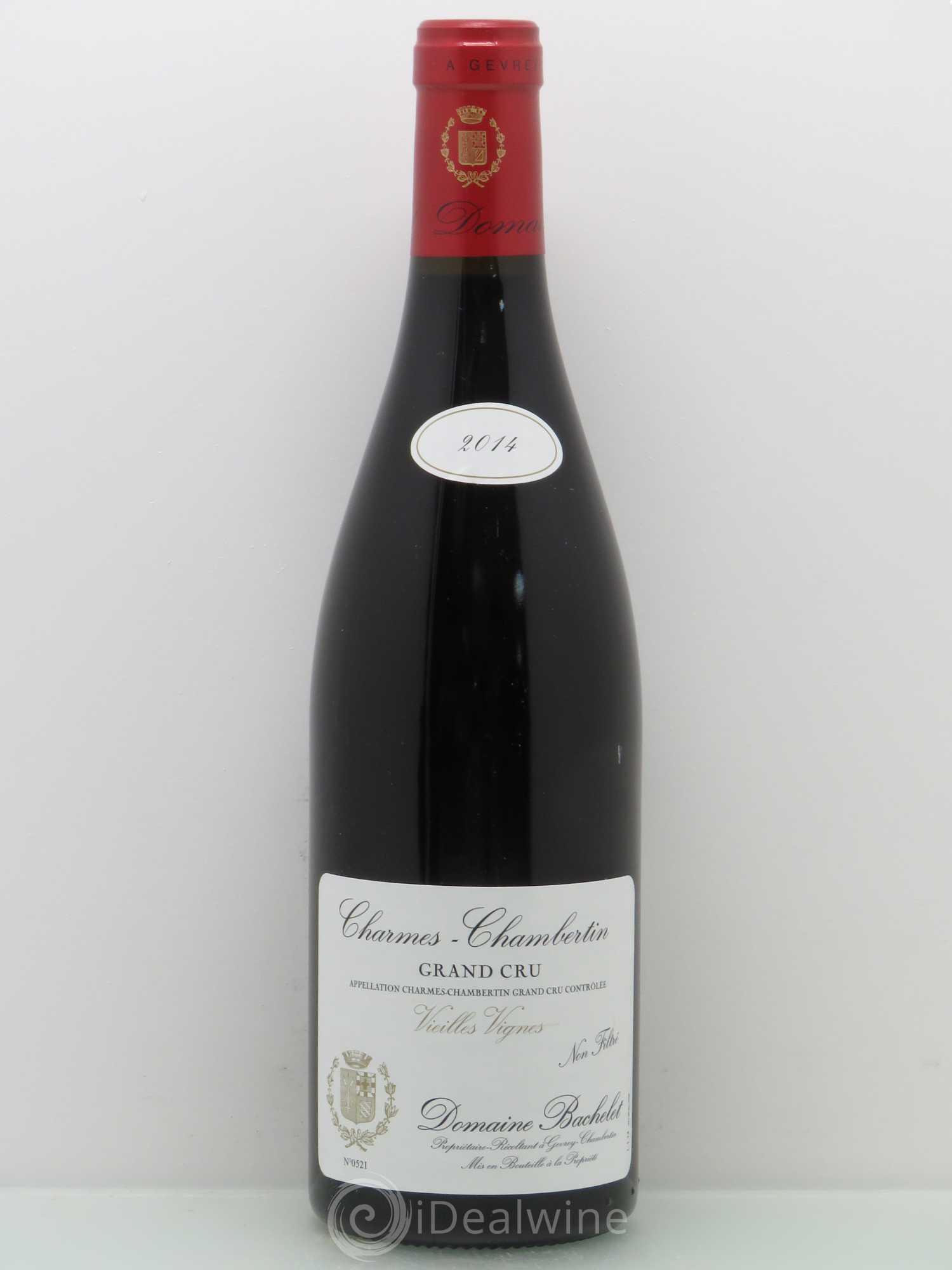 Charmes-Chambertin Grand Cru Vieilles Vignes Denis Bachelet (Domaine) Vieilles Vignes 2014 - Lot de 1 bouteille - 0