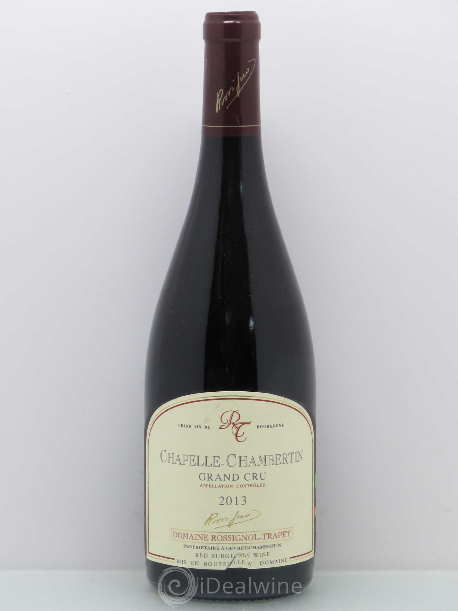 Chapelle-Chambertin Grand Cru Rossignol-Trapet (Domaine) 2013 - Lot de 1 bouteille - 0