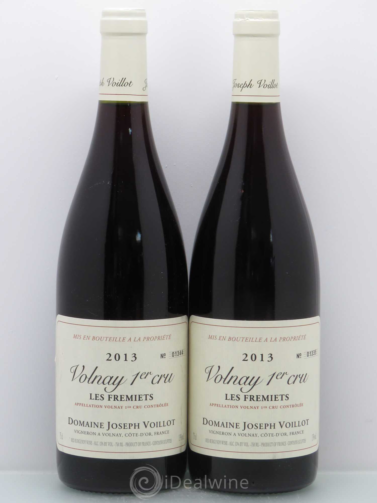 Volnay 1er Cru Les Fremiets Joseph Voillot 2013 - Posten von 2 Flaschen - 0