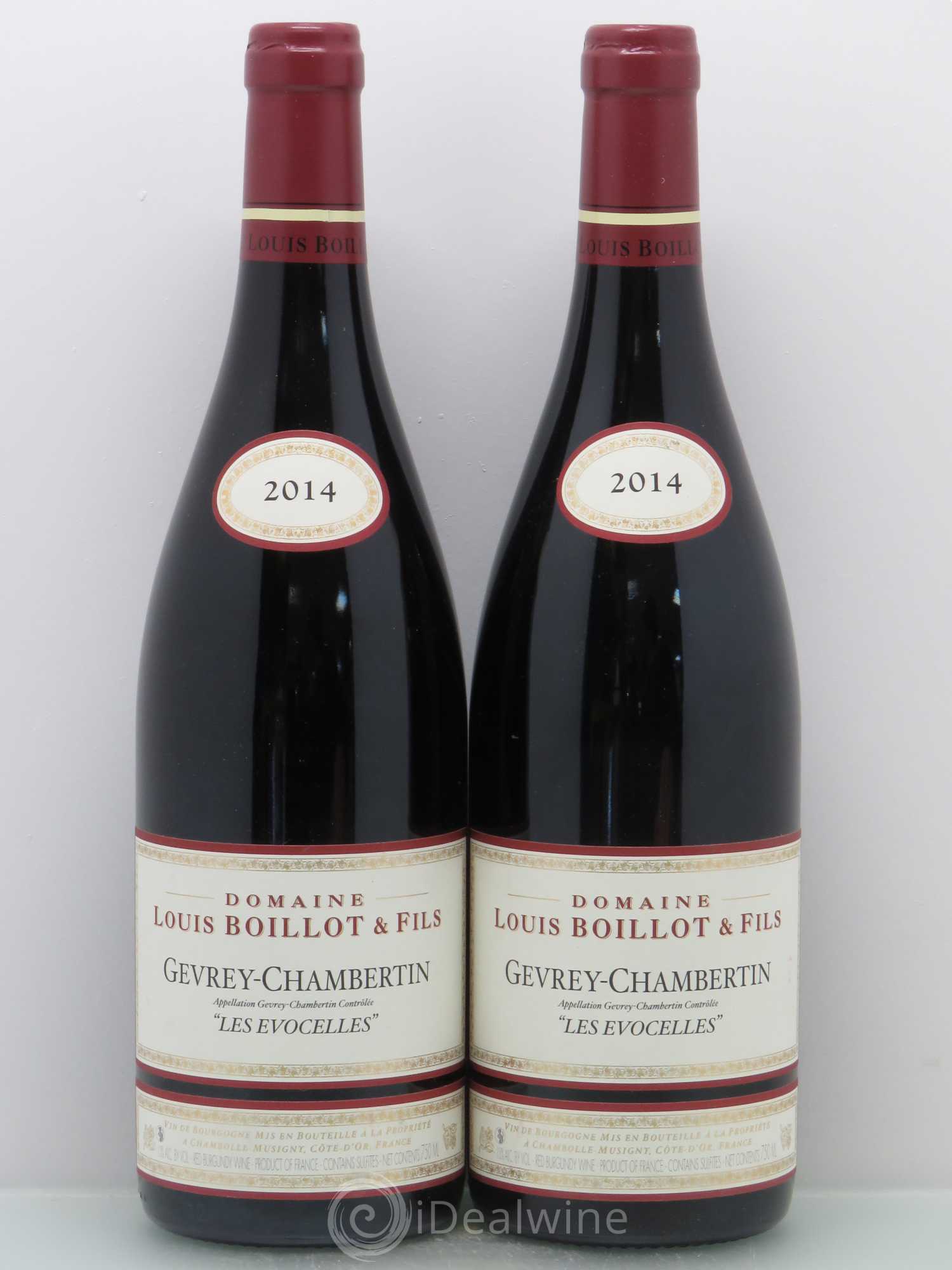 Gevrey-Chambertin Louis Boillot Evocelles 2014 - Posten von 2 Flaschen - 0