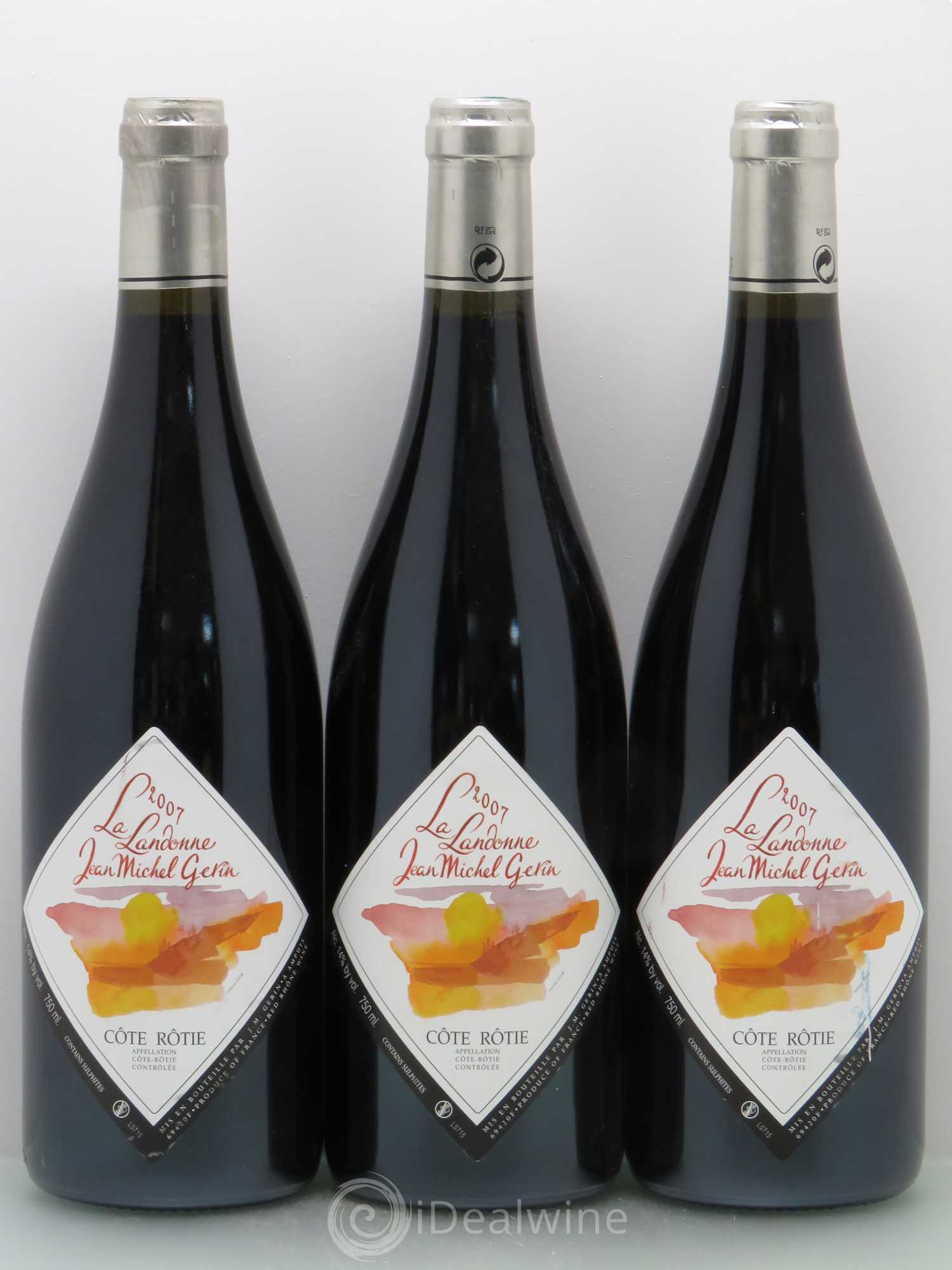 Côte-Rôtie La Landonne Jean-Michel Gerin 2007 - Lot de 5 bouteilles - 1