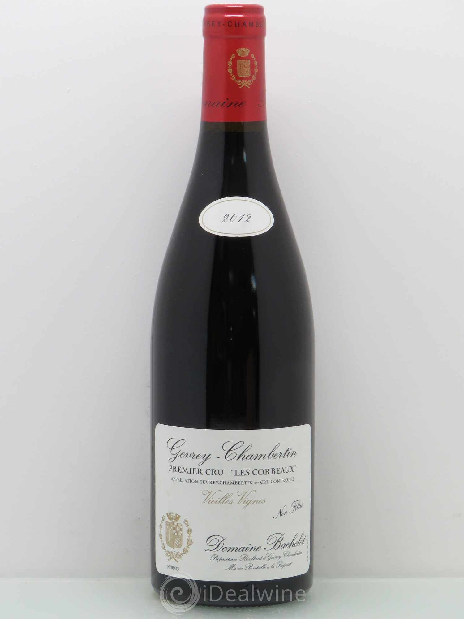 Gevrey-Chambertin 1er Cru Vieilles Vignes Denis Bachelet Les Corbeaux 2012 - Posten von 1 Flasche - 0