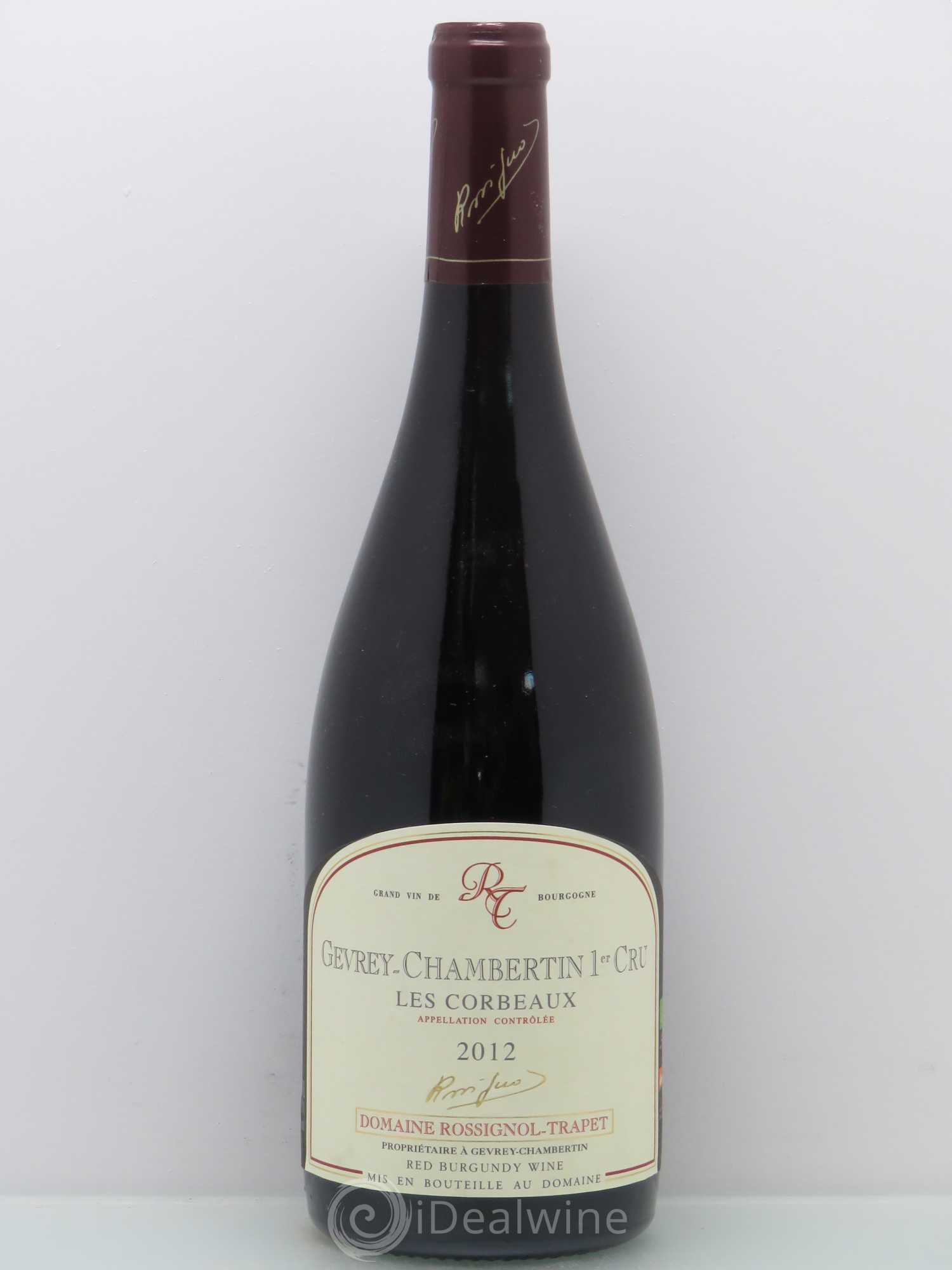 Gevrey-Chambertin 1er Cru Les Corbeaux Rossignol-Trapet (Domaine) 1er Cru 2012 - Lot de 1 bouteille - 0