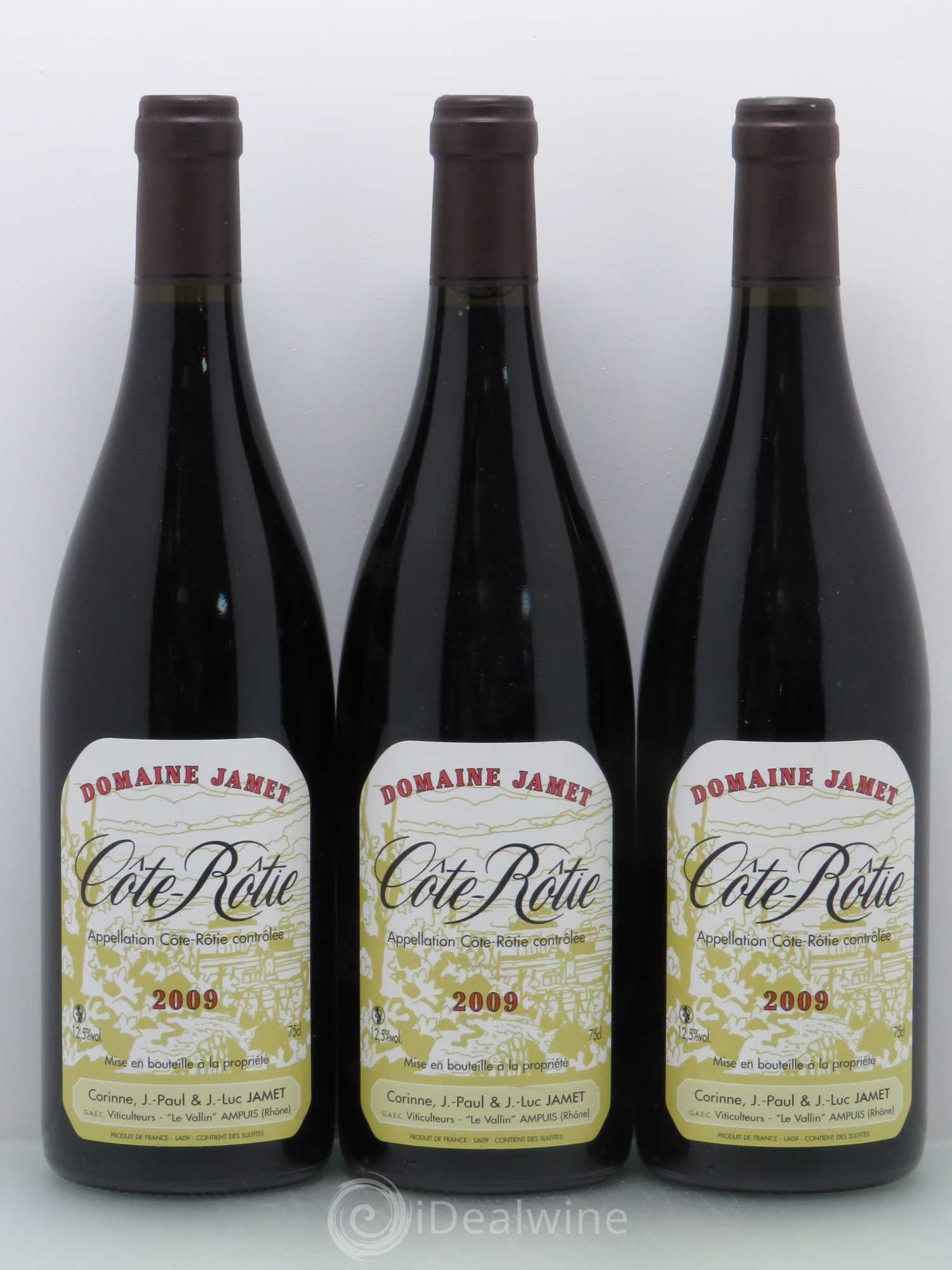 Côte-Rôtie Jamet (Domaine) 2009 - Lot de 3 bouteilles - 0