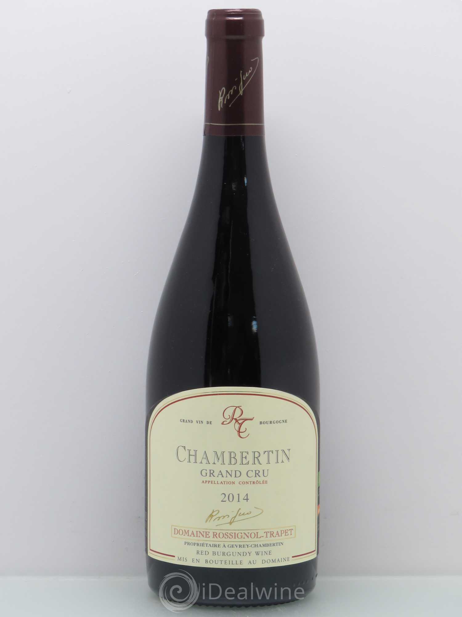 Chambertin Grand Cru Rossignol-Trapet (Domaine) 2014 - Lot de 1 bouteille - 0