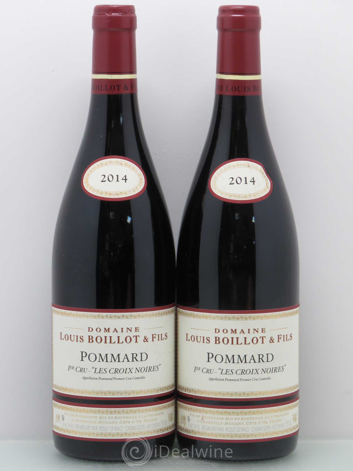 Pommard 1er Cru Louis Boillot Croix Noires 2014 - Posten von 2 Flaschen - 0