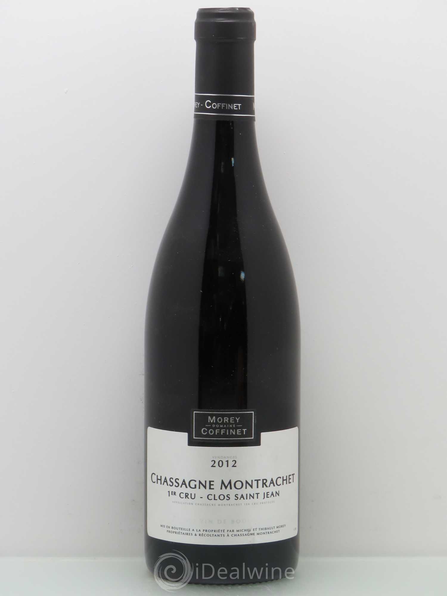 Chassagne-Montrachet 1er Cru Domaine Morey Coffinet Clos Saint Jean 2012 - Posten von 1 Flasche - 0