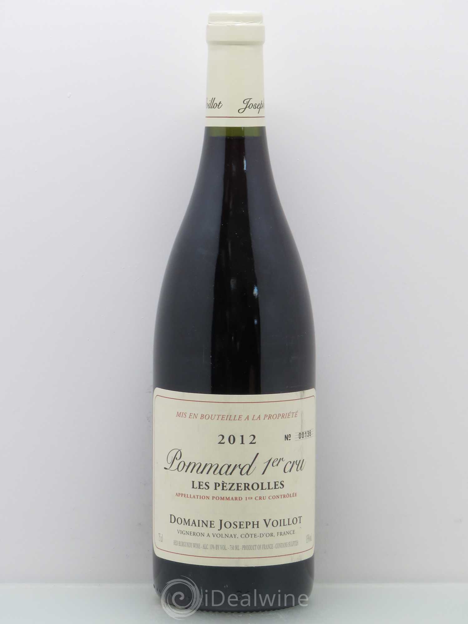 Pommard 1er Cru Joseph Voillot Pezerolles 2012 - Posten von 1 Flasche - 0
