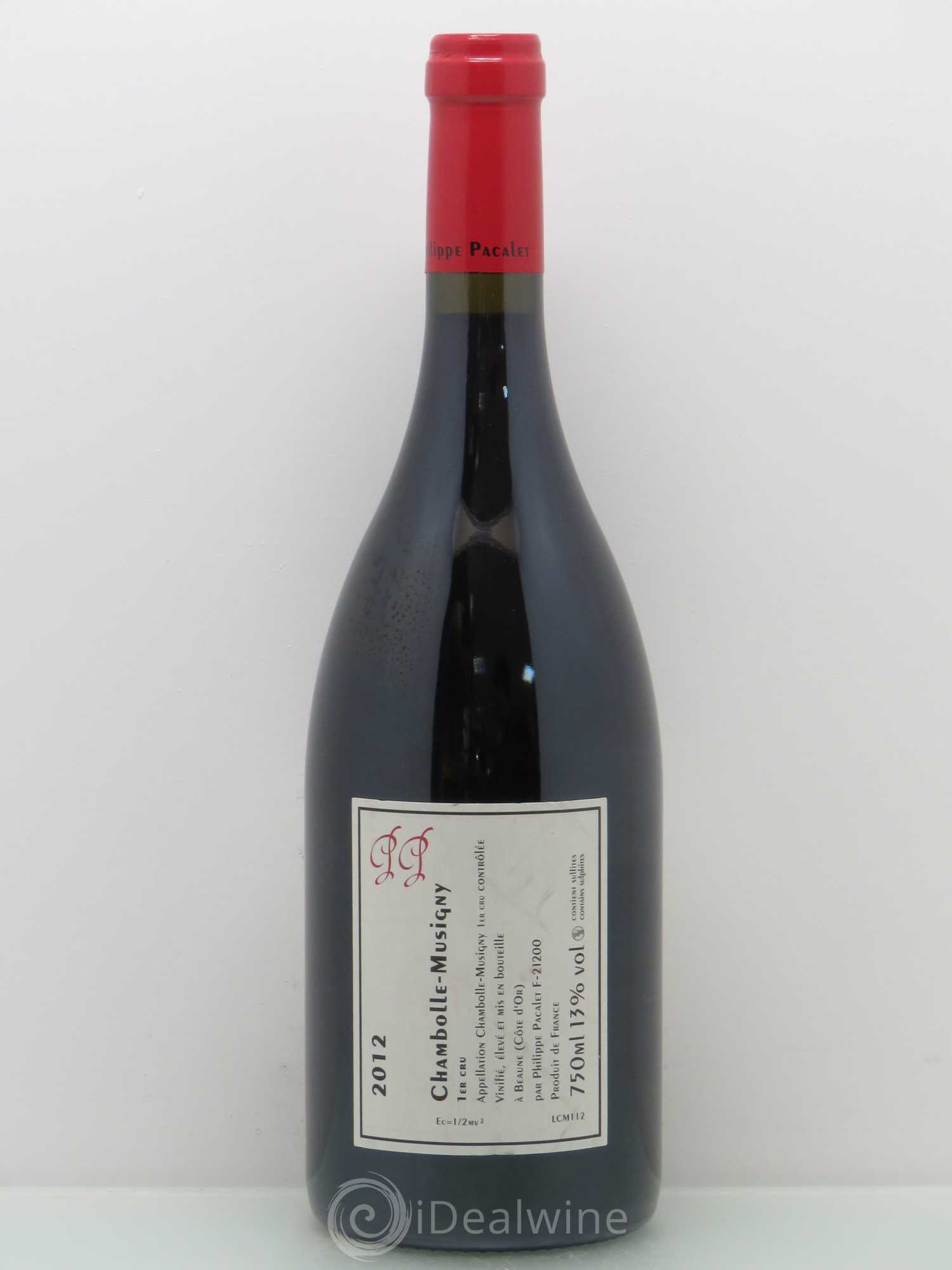 Chambolle-Musigny 1er Cru Philippe Pacalet 2012 - Lot de 1 bouteille - 1