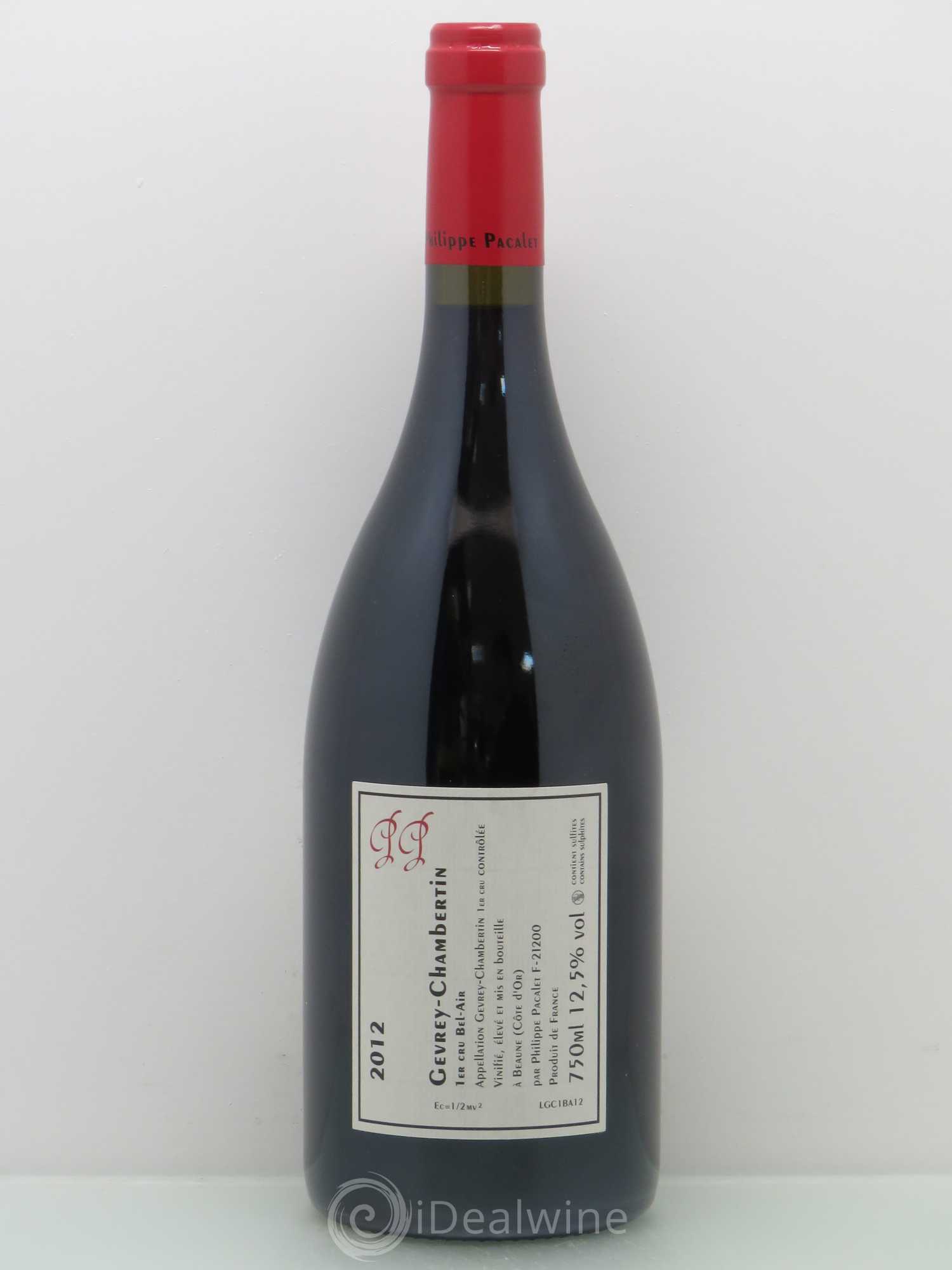 Gevrey-Chambertin 1er Cru Philippe Pacalet Bel Air 2012 - Posten von 1 Flasche - 1