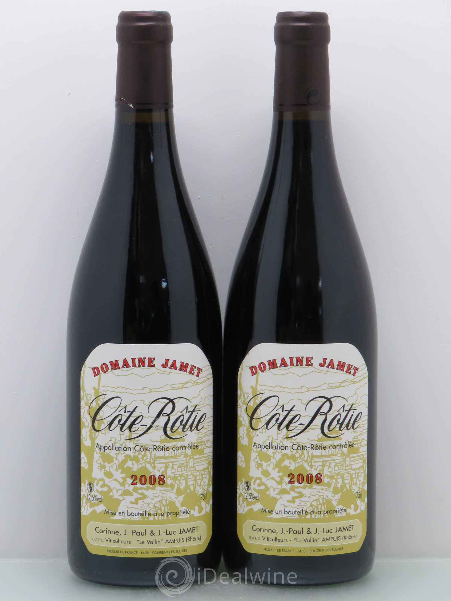Côte-Rôtie Jamet (Domaine) 2008 - Lot de 2 bouteilles - 0