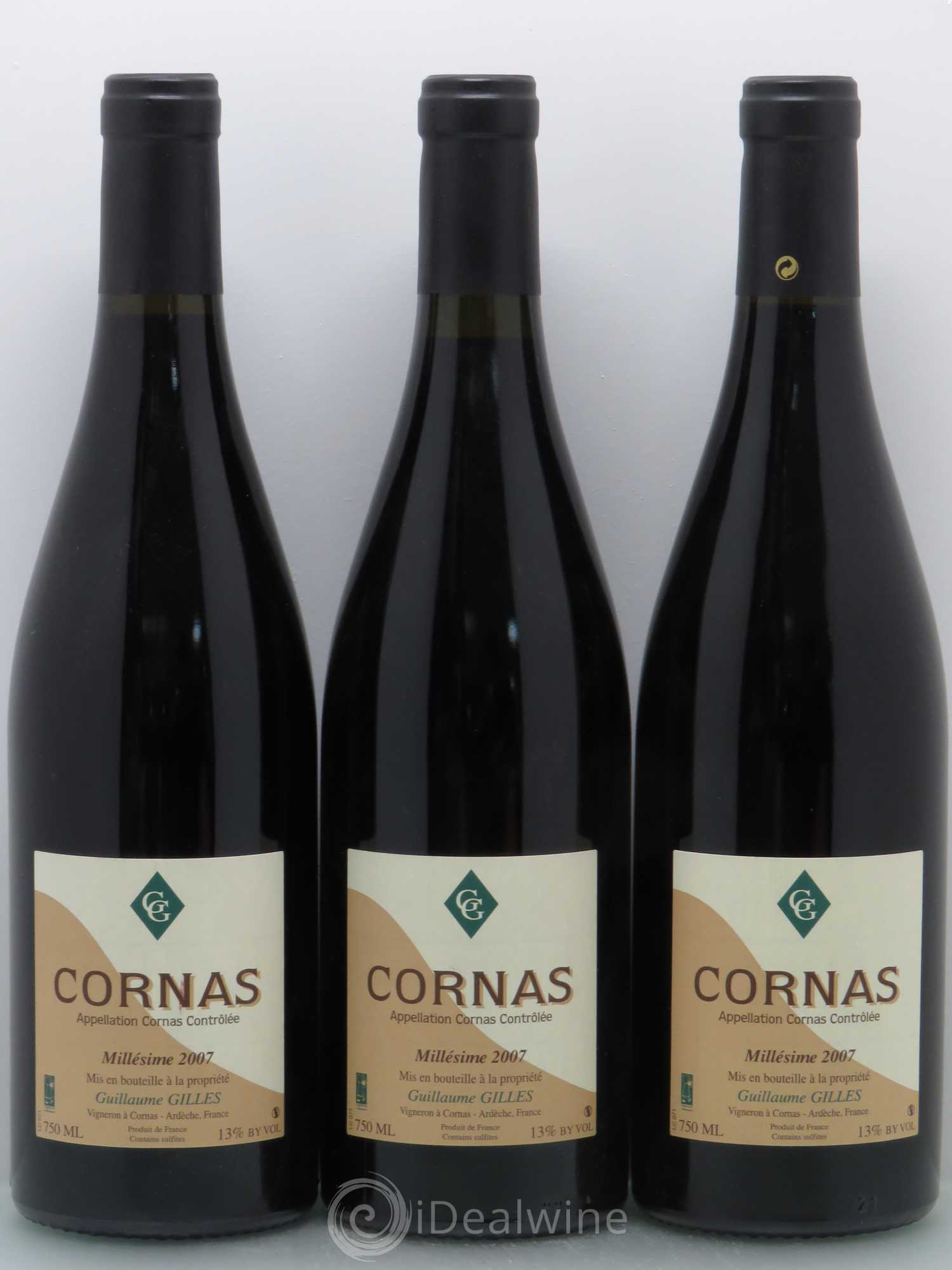 Cornas Guillaume Gilles 2007 - Posten von 3 Flaschen - 0