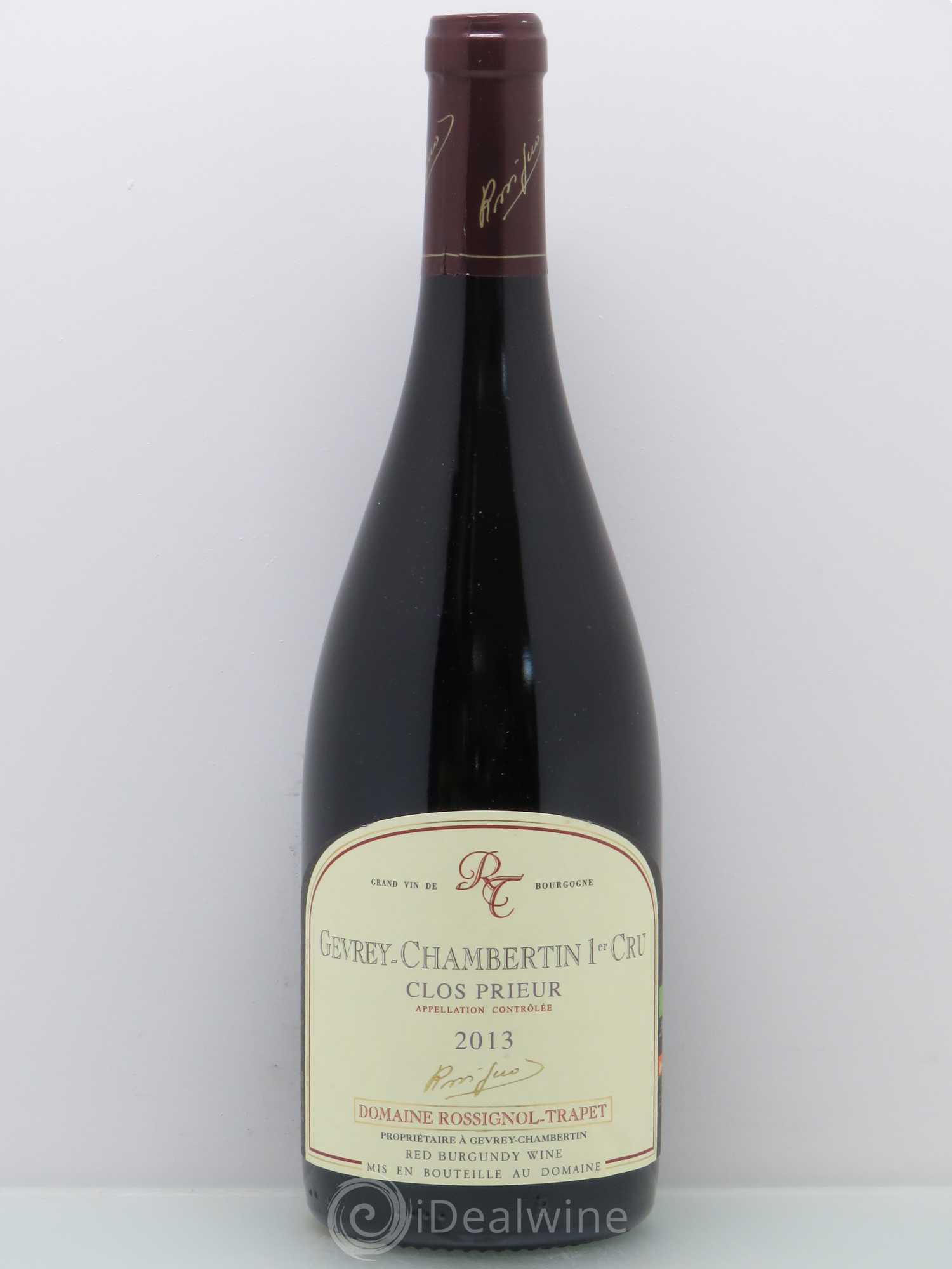 Gevrey-Chambertin 1er Cru Clos Prieur Rossignol-Trapet (Domaine) 2013 - Lot de 1 bouteille - 0