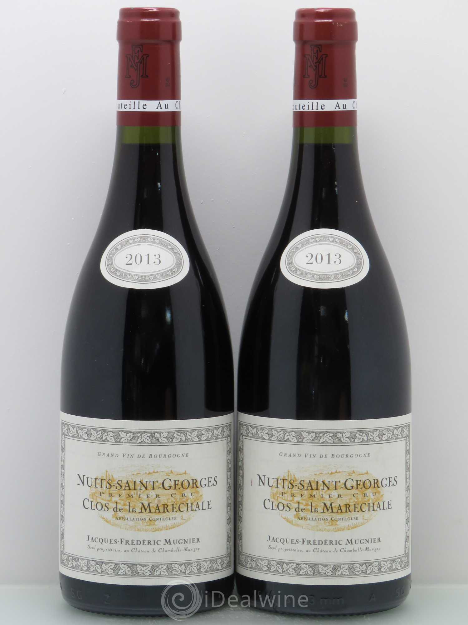 Nuits-Saint-Georges 1er Cru Clos de La Maréchale Jacques-Frédéric Mugnier 2013 - Lot de 2 bouteilles - 0