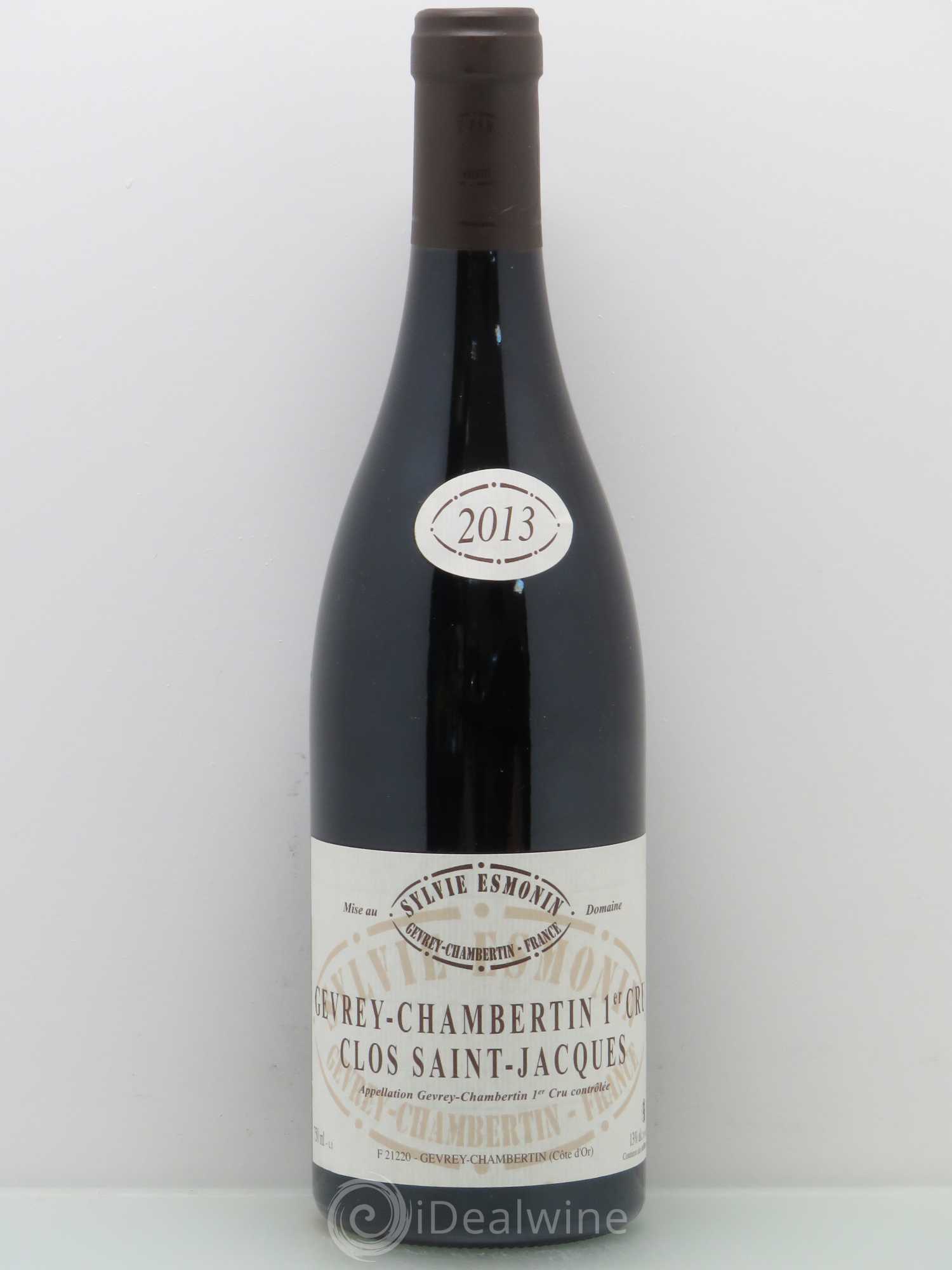 Gevrey-Chambertin 1er Cru Clos Saint Jacques Sylvie Esmonin 2013 - Posten von 1 Flasche - 0