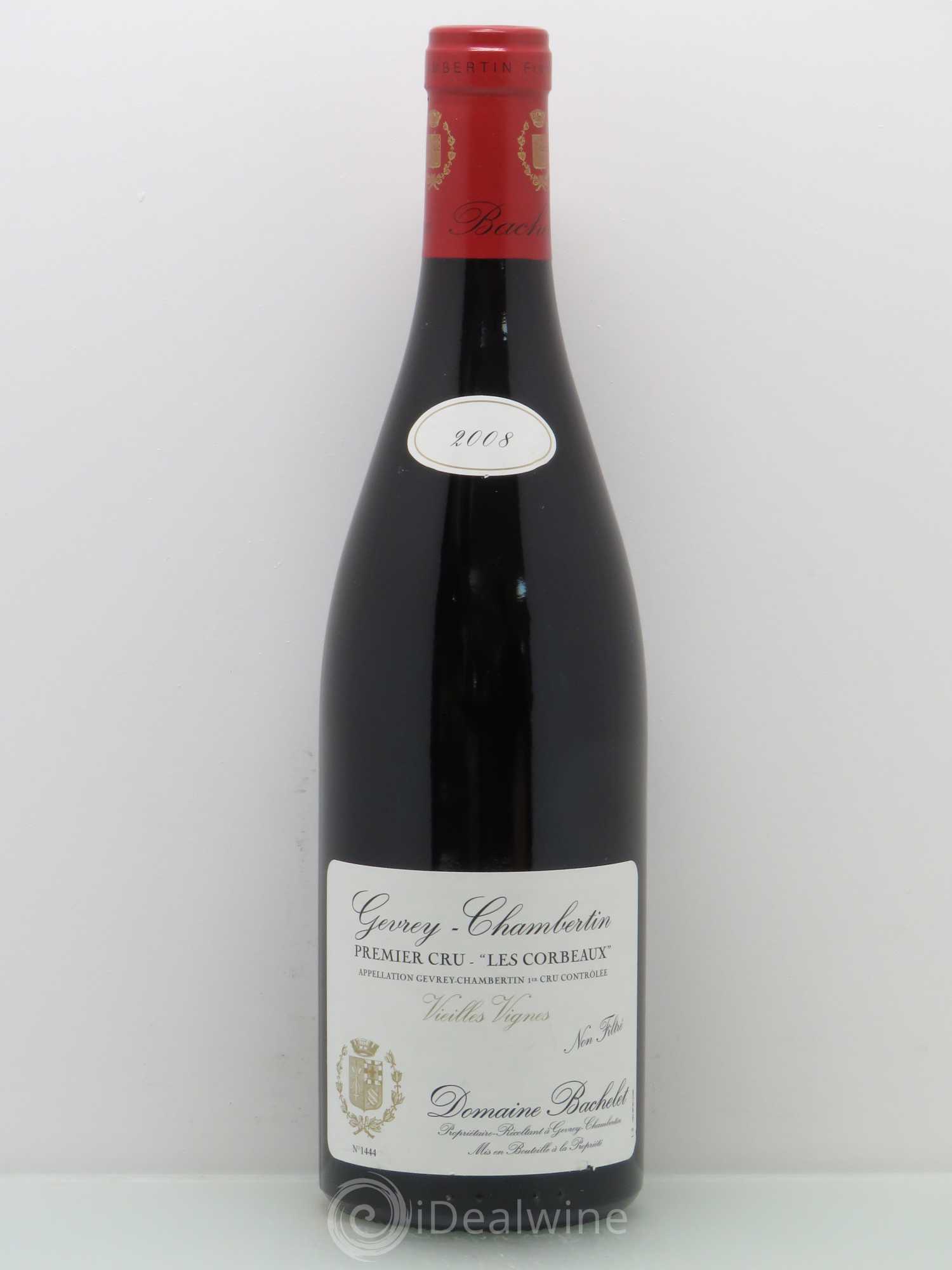 Gevrey-Chambertin 1er Cru Vieilles Vignes Denis Bachelet Les Corbeaux 2008 - Posten von 1 Flasche - 0